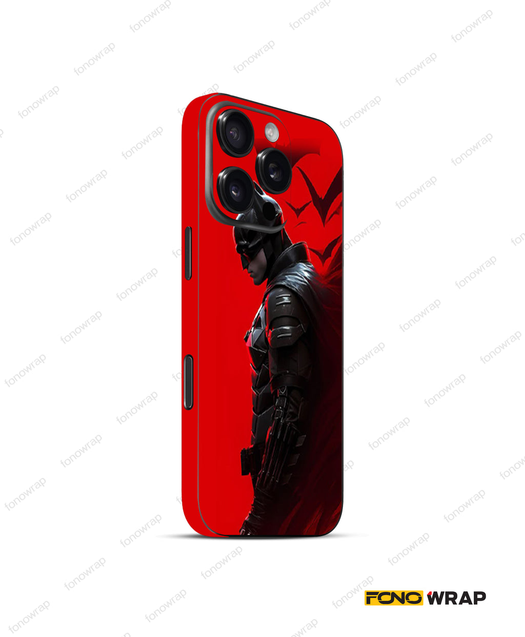 The Black Warden Embossed Mobile Skin