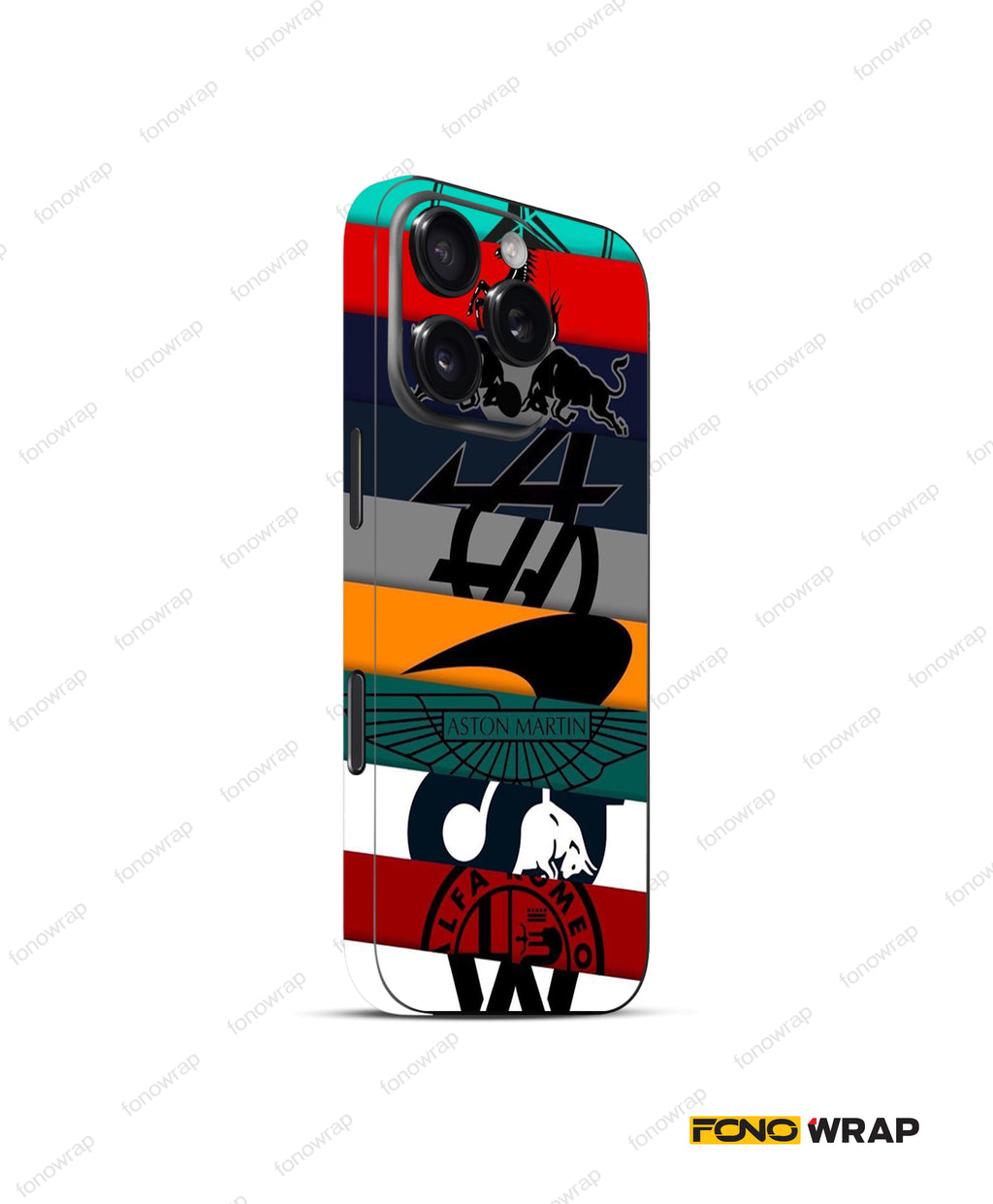 Automotive Brands Embossed Mobile Skin