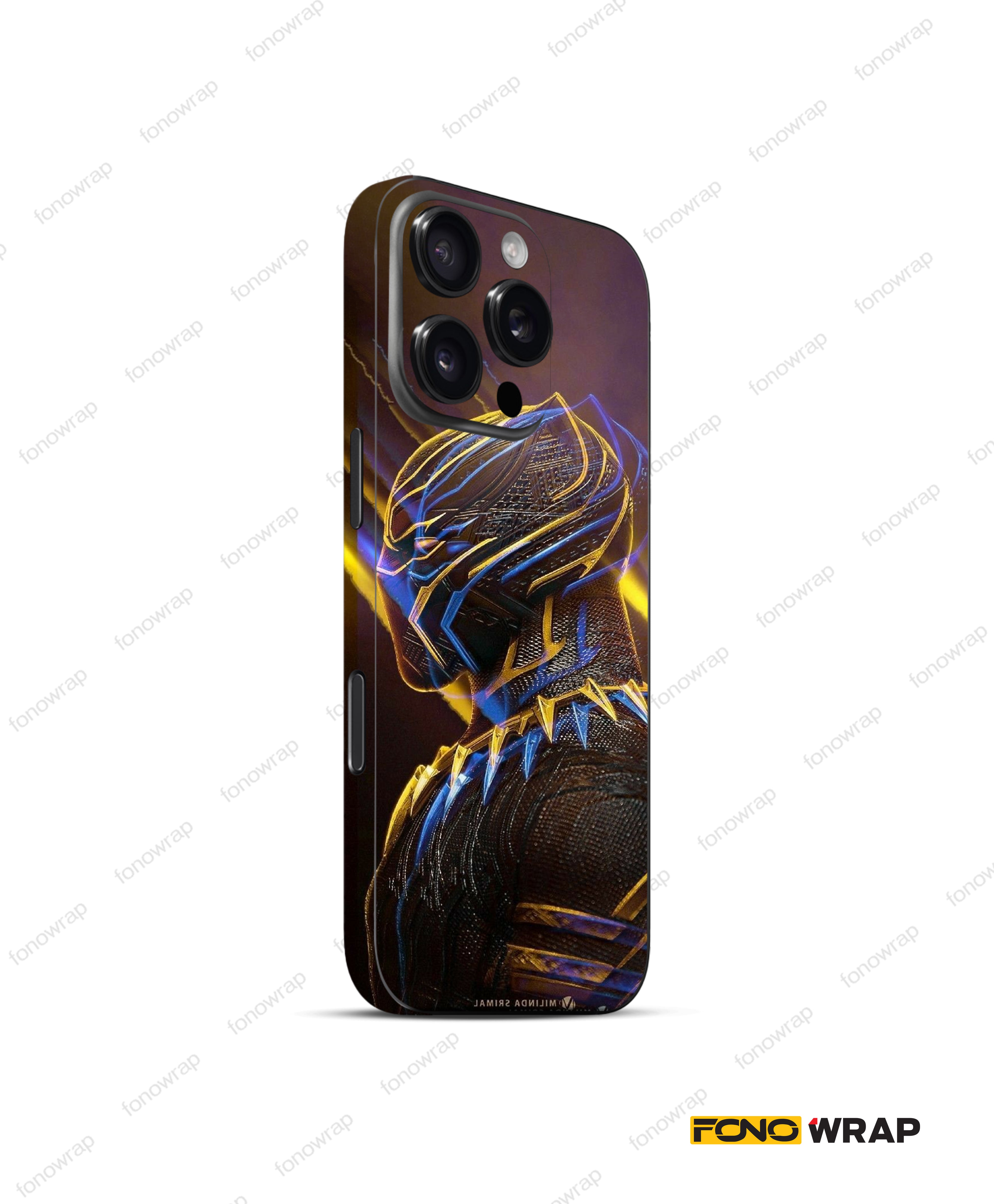 Electro Panther 3D Embossed Mobile Skin
