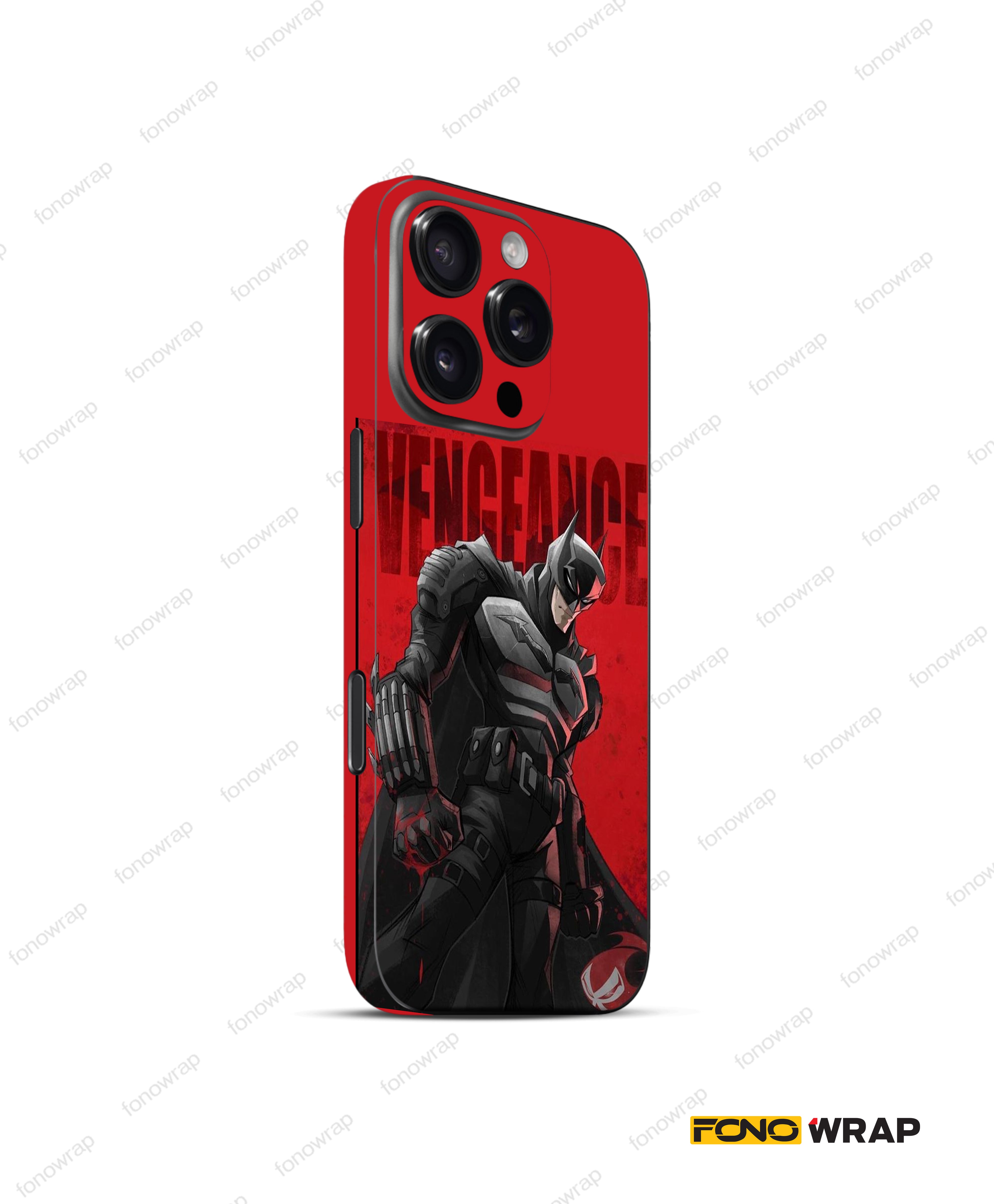 Fear The Bat 3D Embossed Mobile Skin