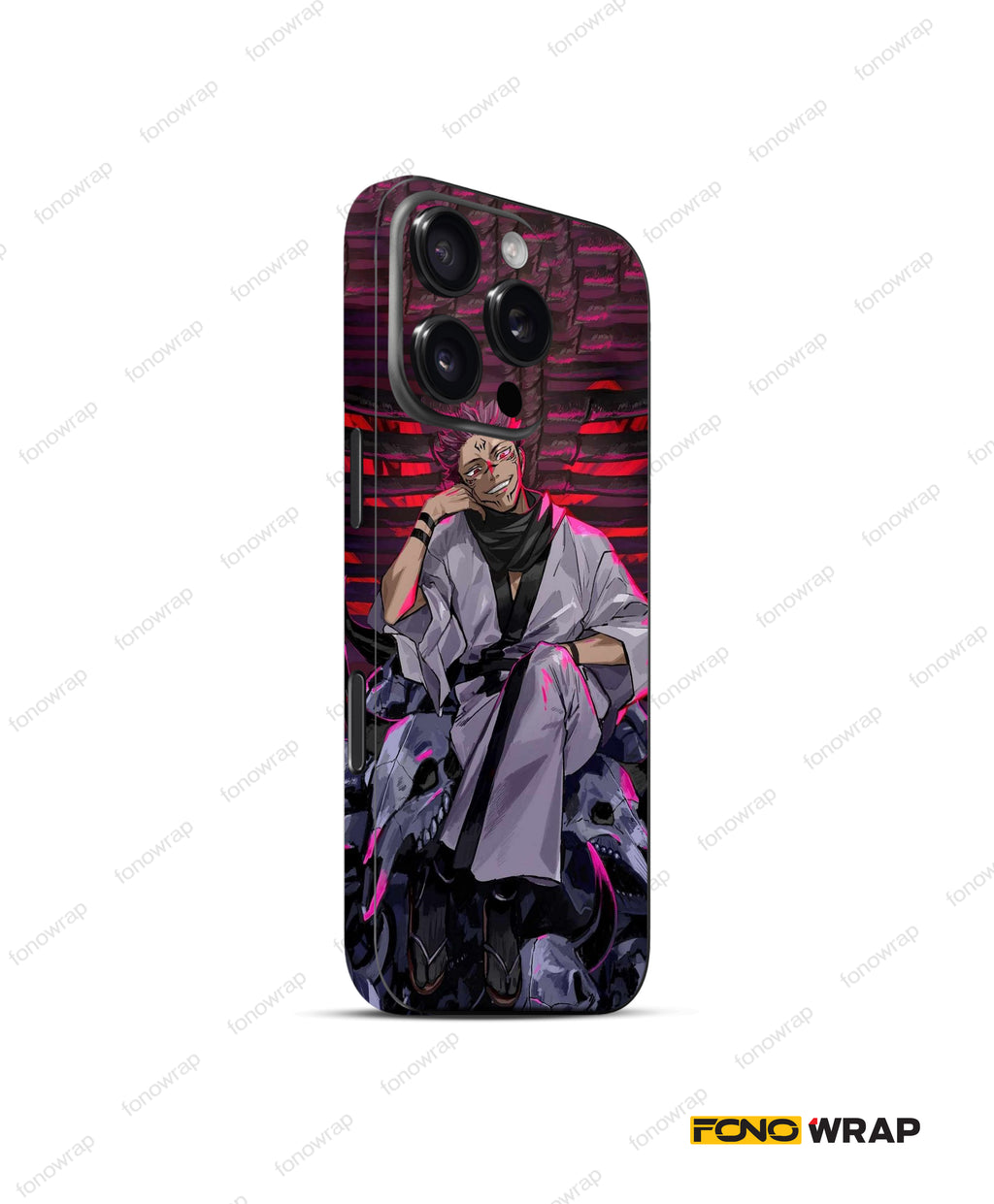 Sukuna Sama Embossed Mobile Skin