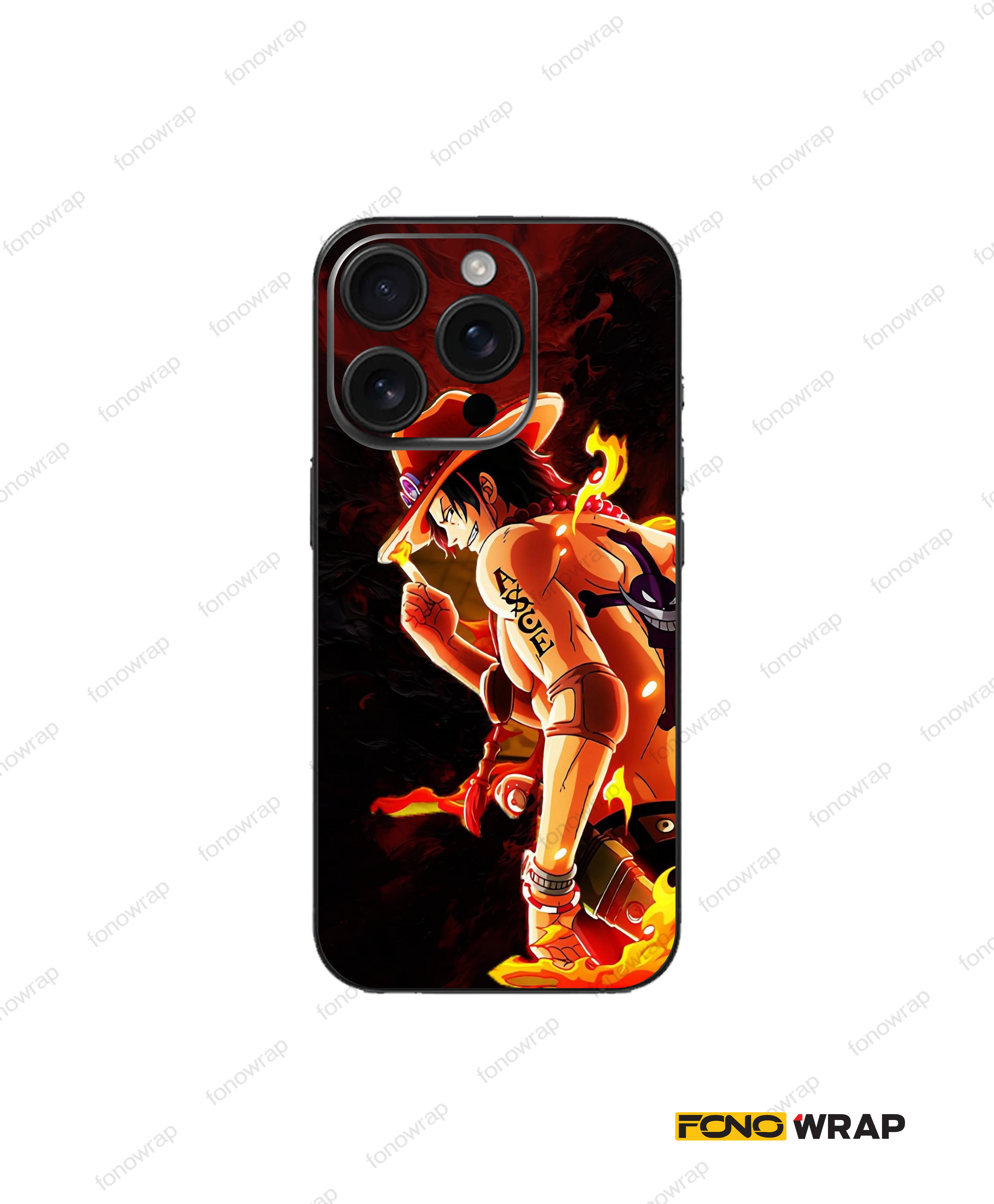 One Piece Anime 3D Embossed Mobile Skin