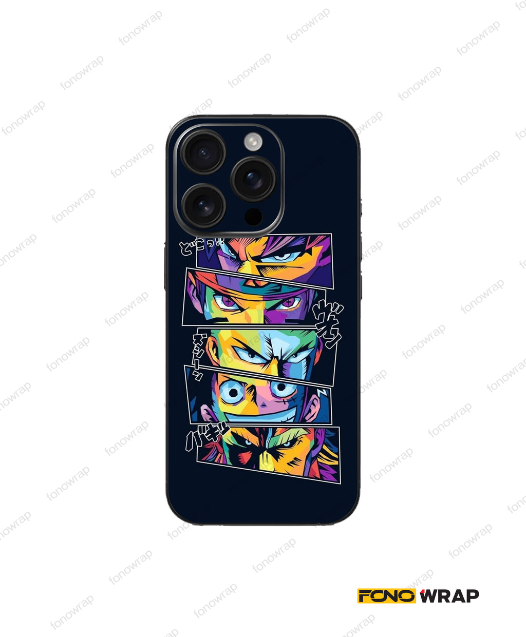 Ultimate Anime Heroes Embossed Mobile Skin