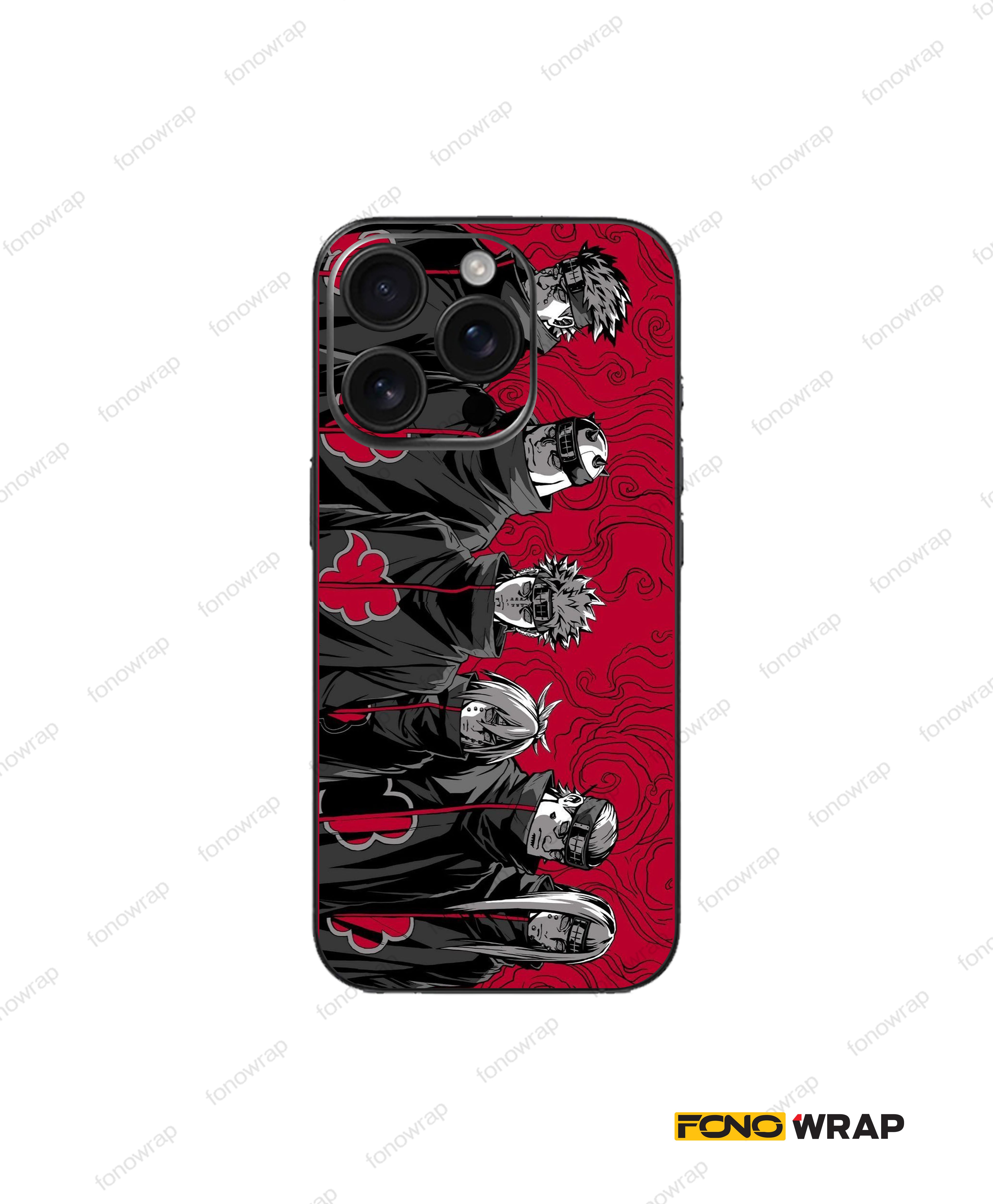 Akatsuki 3D Embossed Mobile Skin