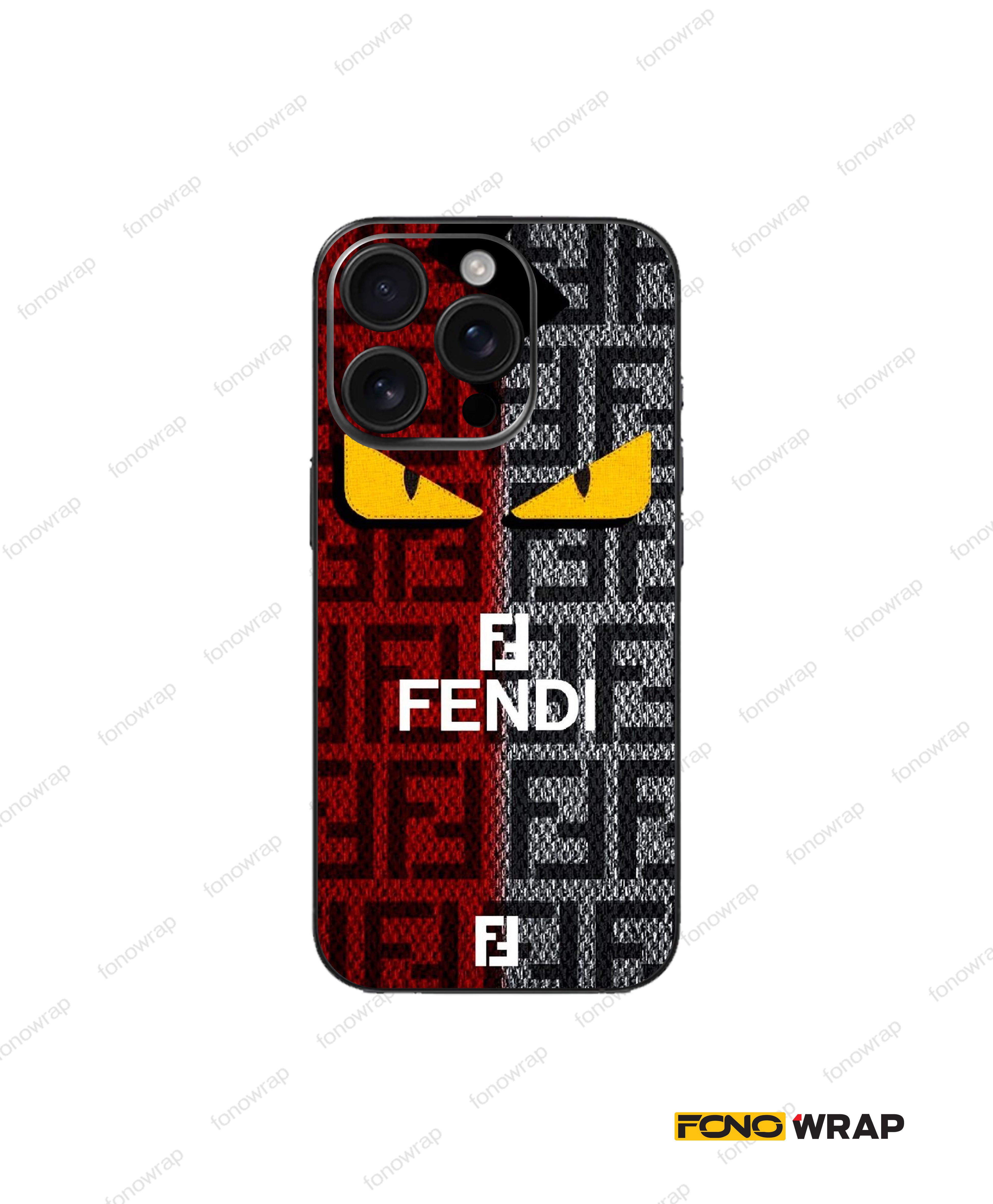 Fendi Eyes 3D Embossed Mobile Skin