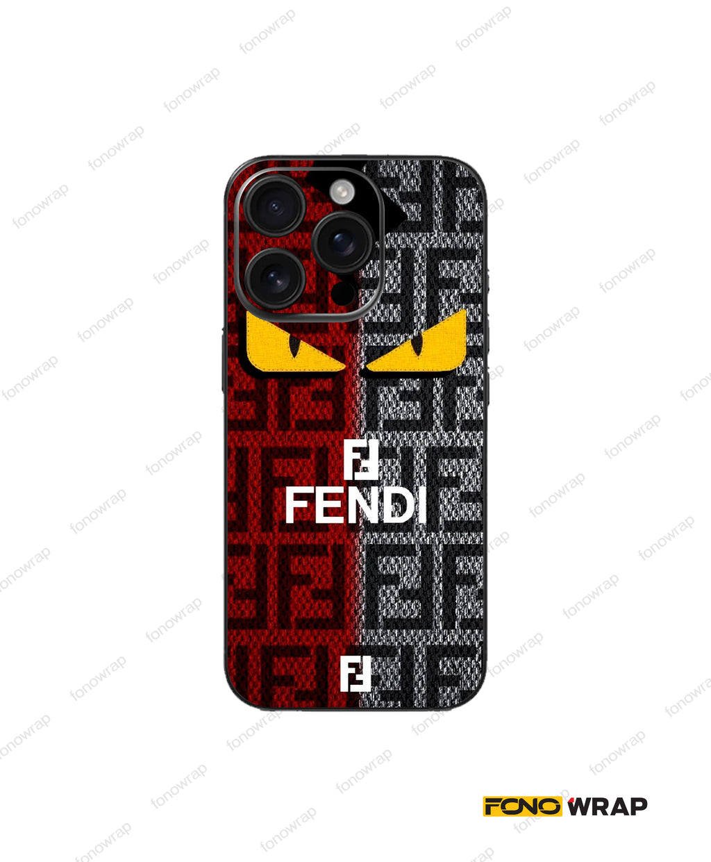 Fendi Eyes Embossed Mobile Skin