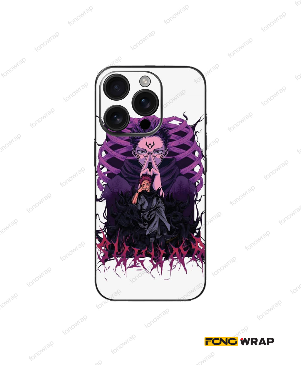 Futakamen Embossed Mobile Skin