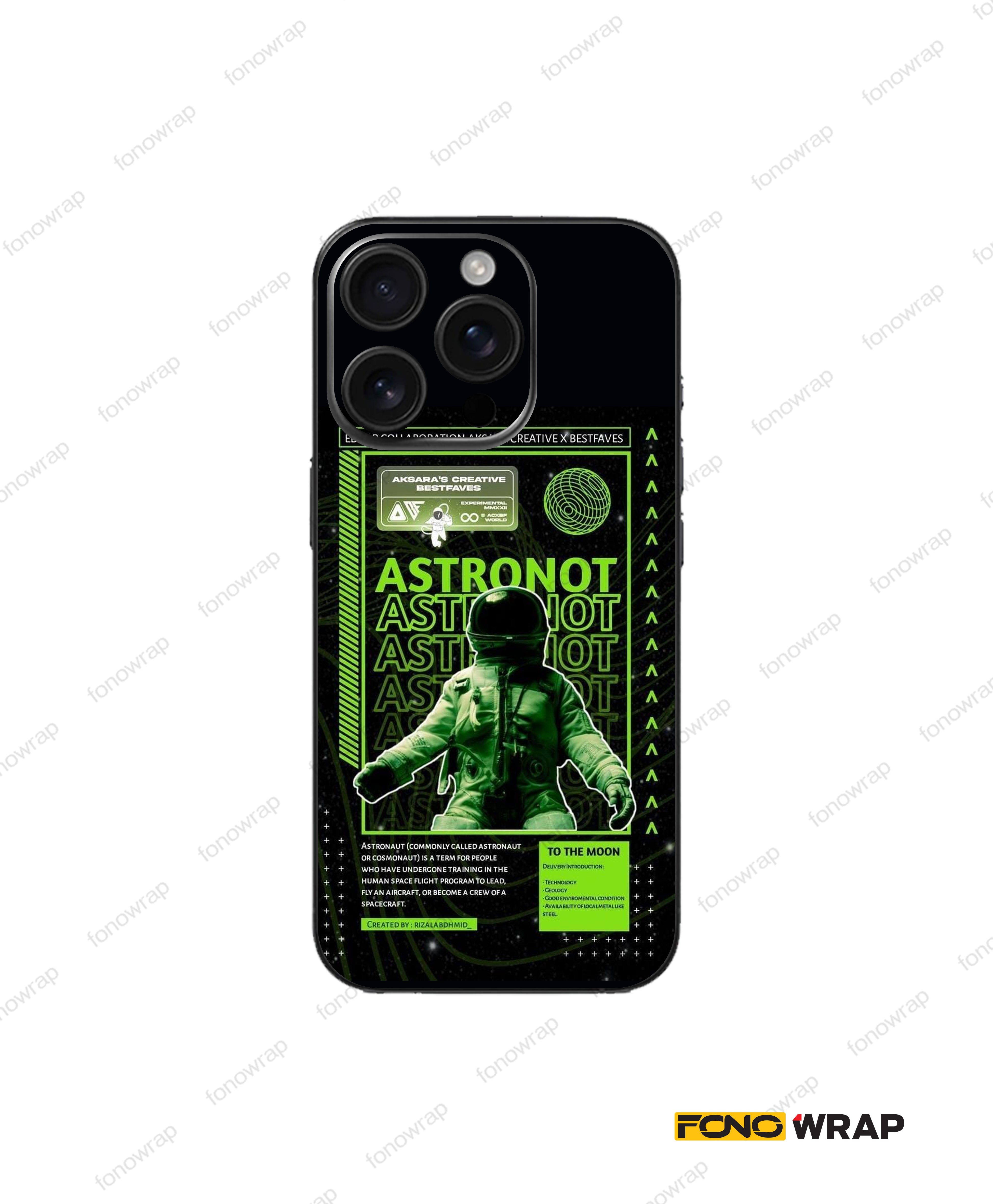 Sky Voyager 3D Embossed Mobile Skin