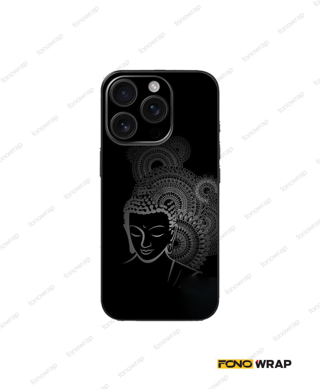 Budha Embossed Mobile Skin