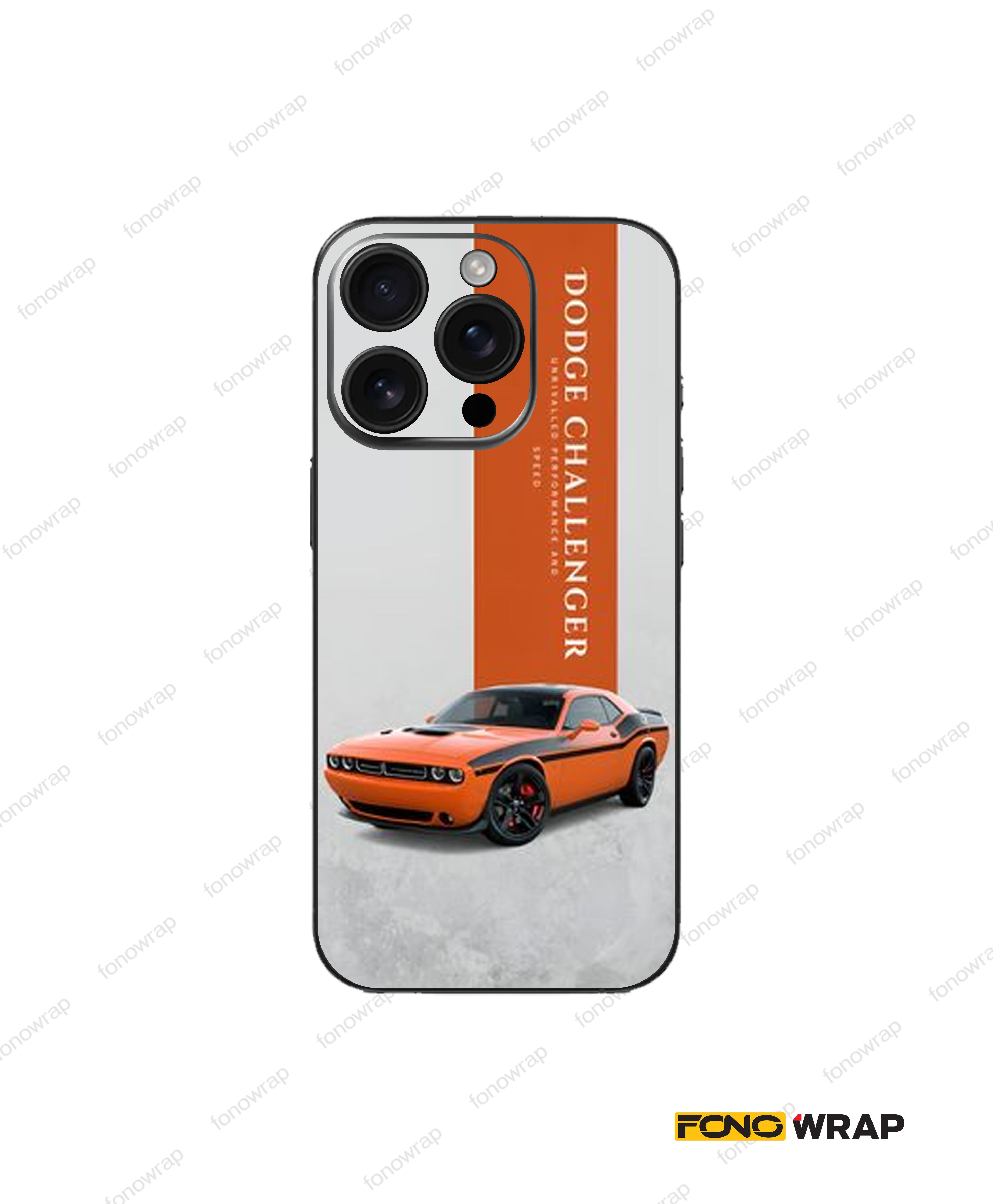 Challenger X 3D Embossed Mobile Skin
