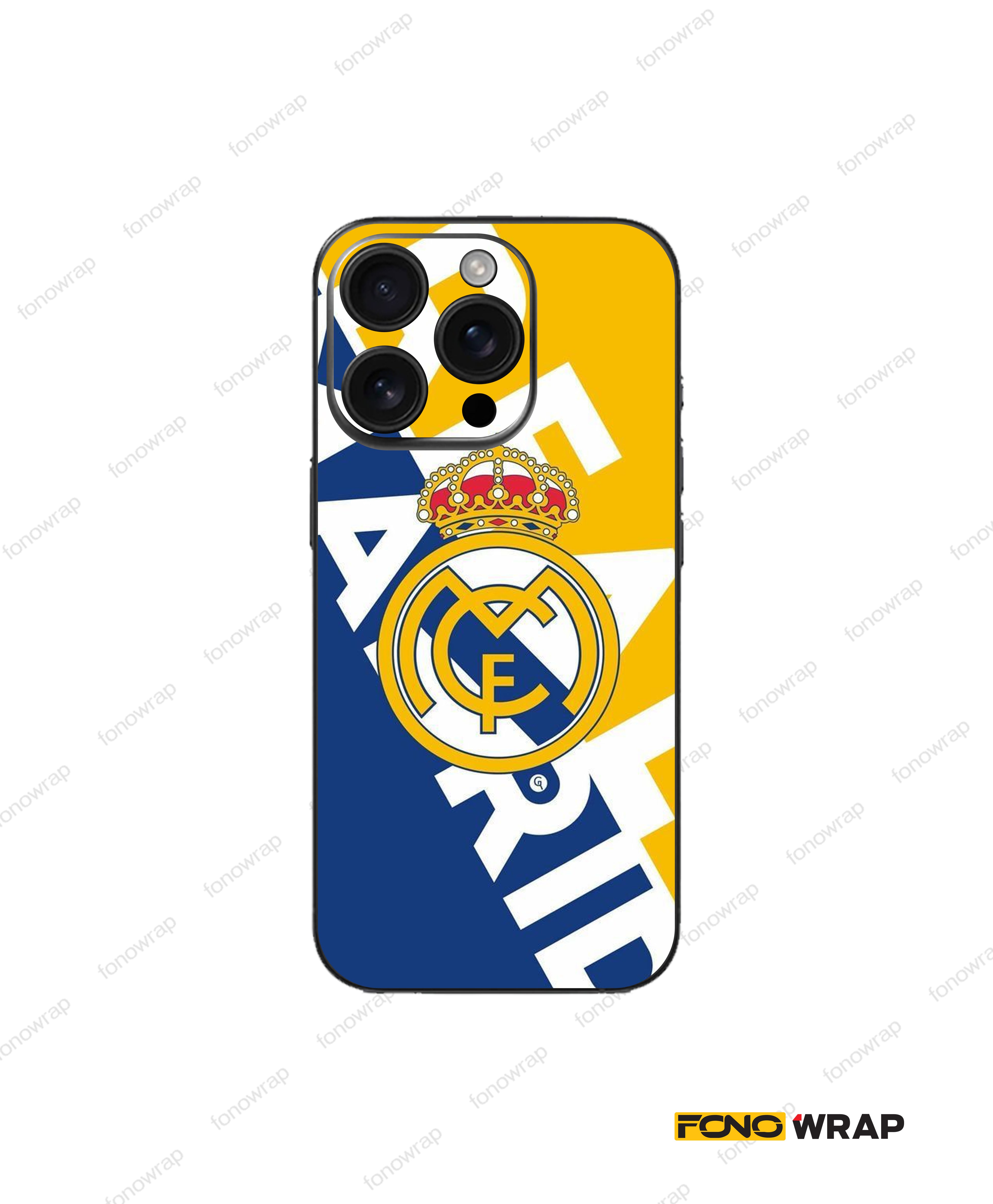 Real Madrid 3D Embossed Mobile Skin