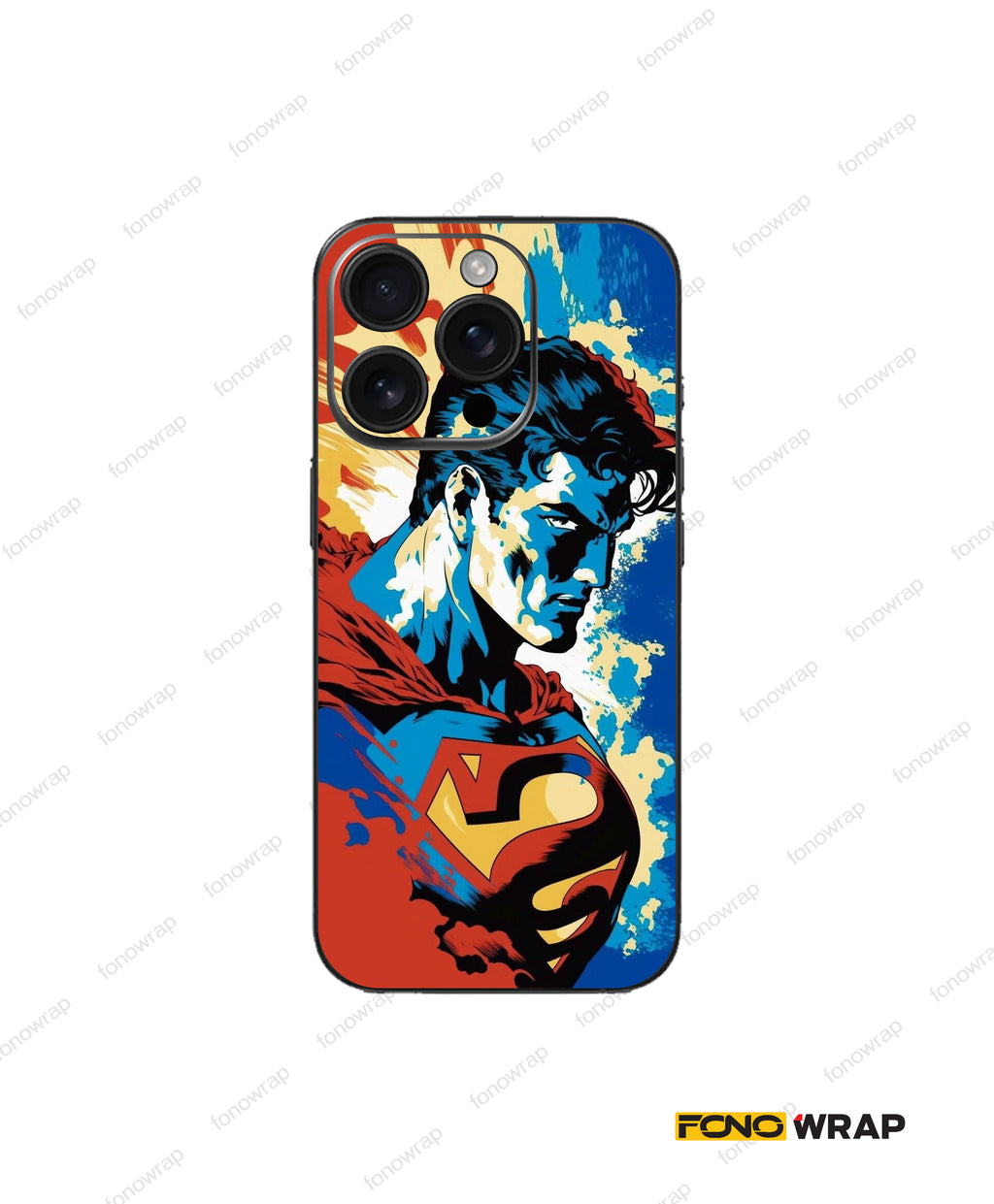 Superman Embossed Mobile Skin