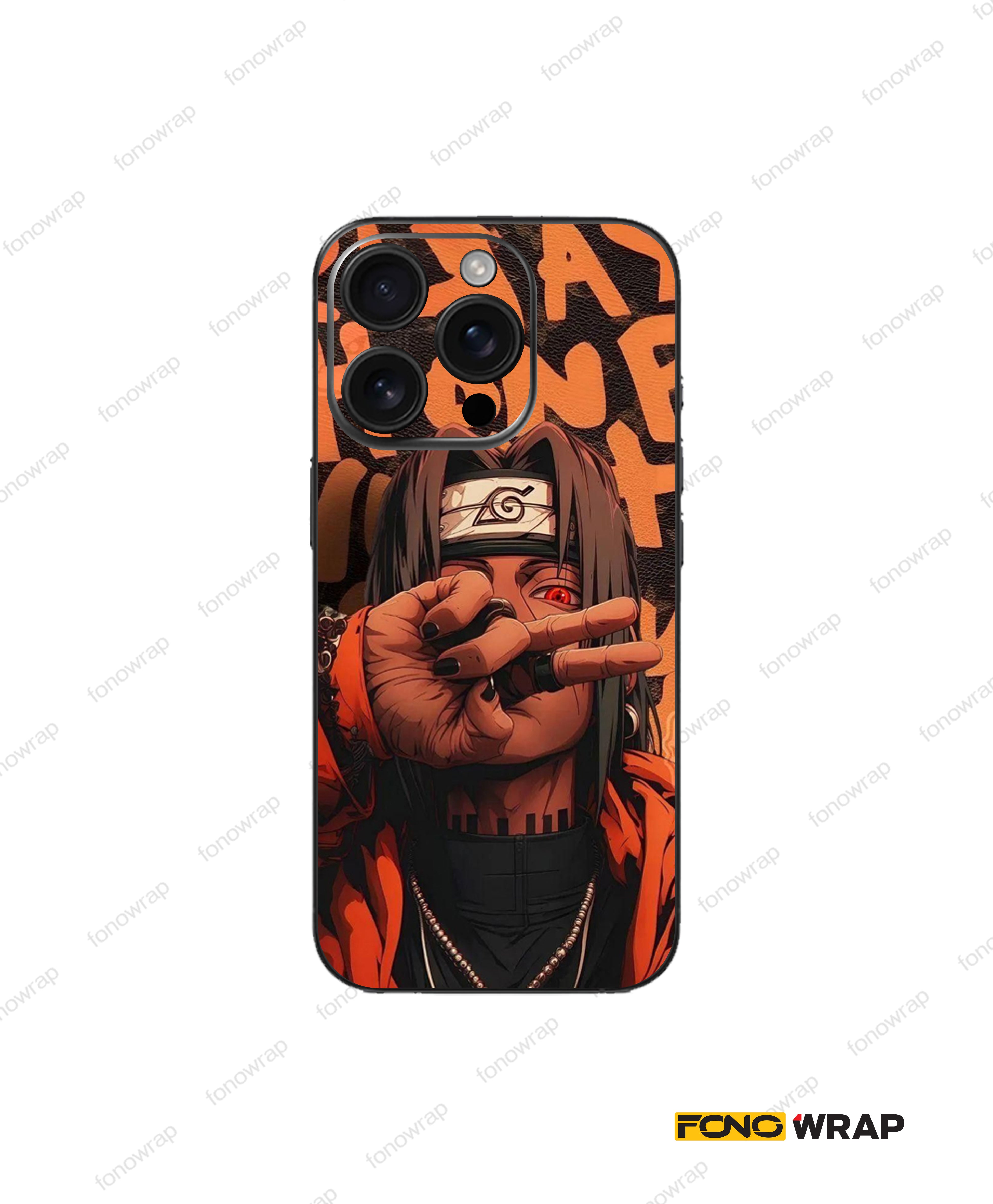 Uchiha Swag 3D Embossed Mobile Skin