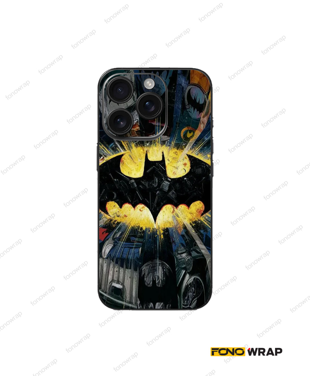 B-Man Embossed Mobile Skin
