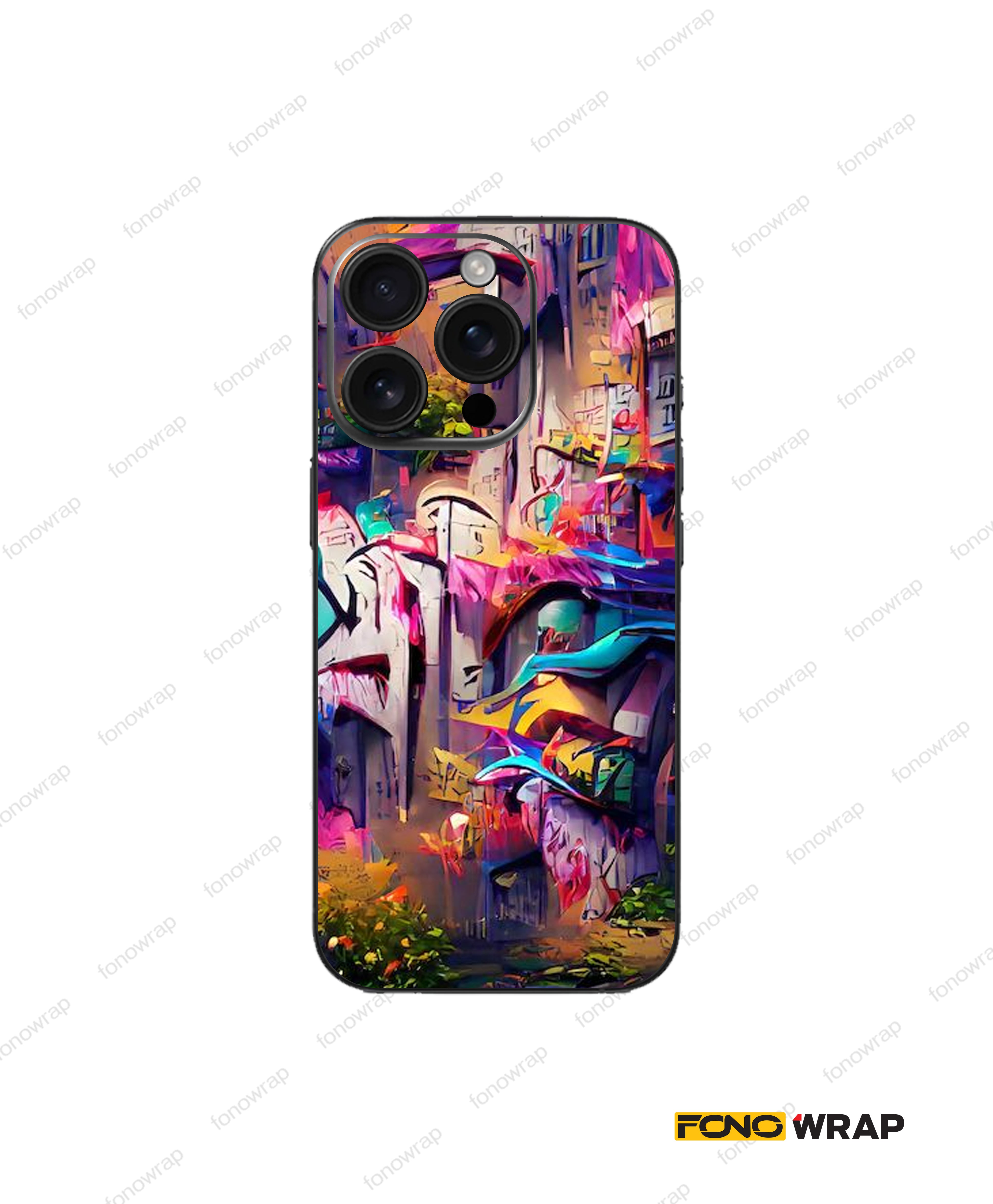 graffiti art 3D Emboseed mobile skin