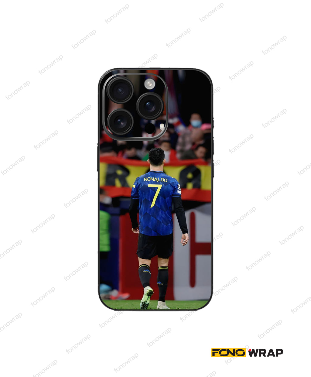 CR7 United Embossed Mobile Skin