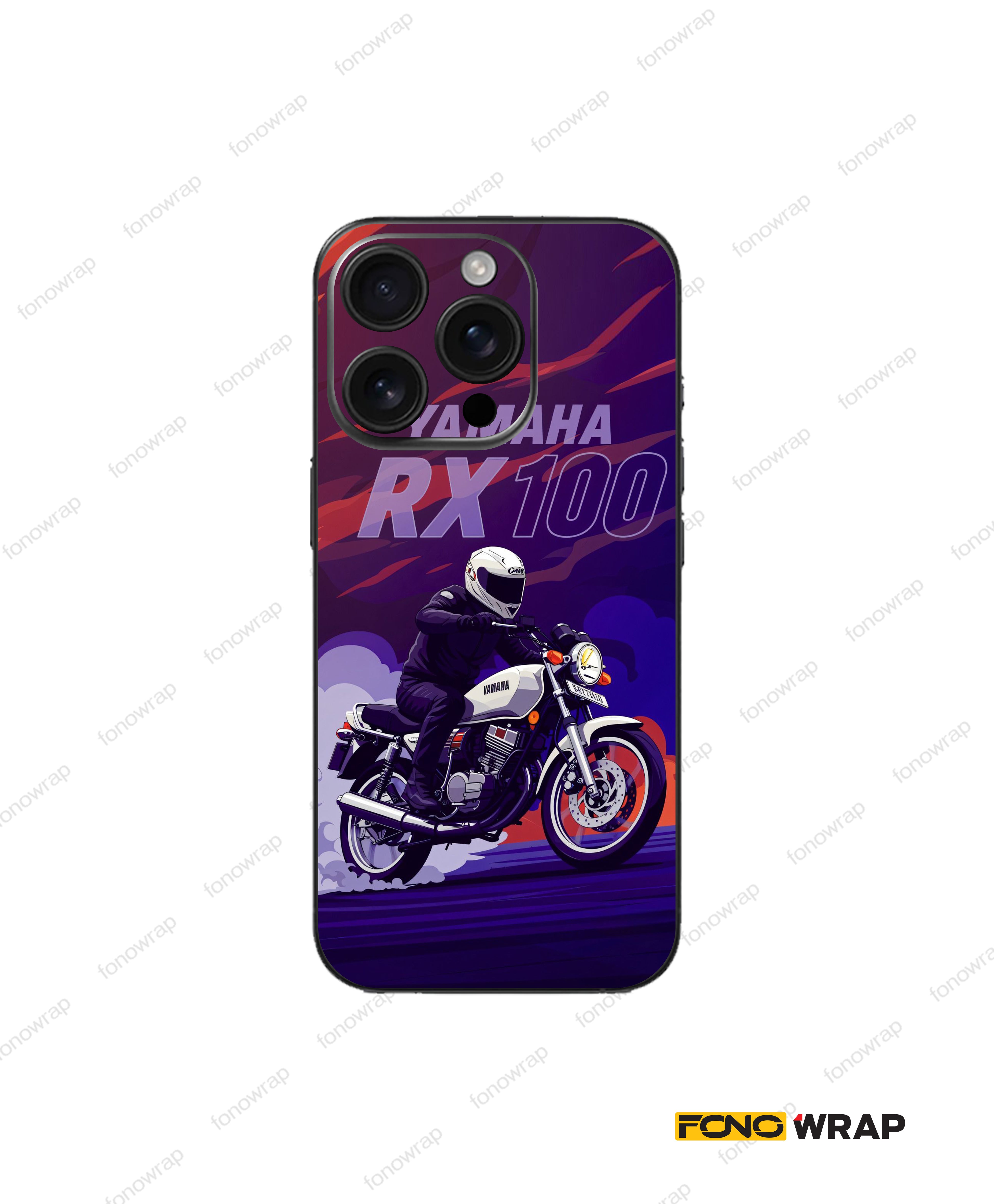 Yamaha RX100 3D Embossed Mobile Skin