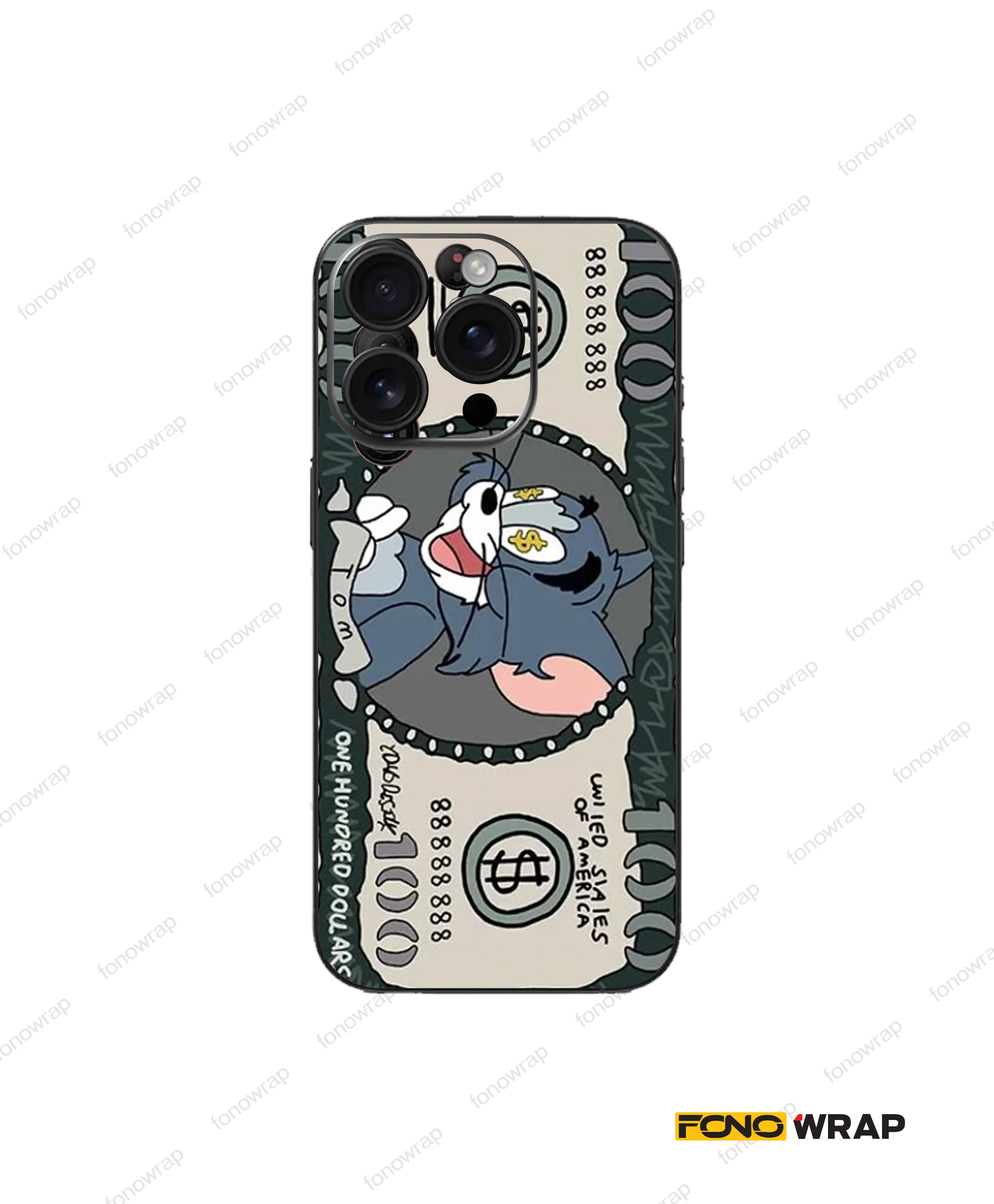 Dollar Tom 3D Embossed Mobile Skin