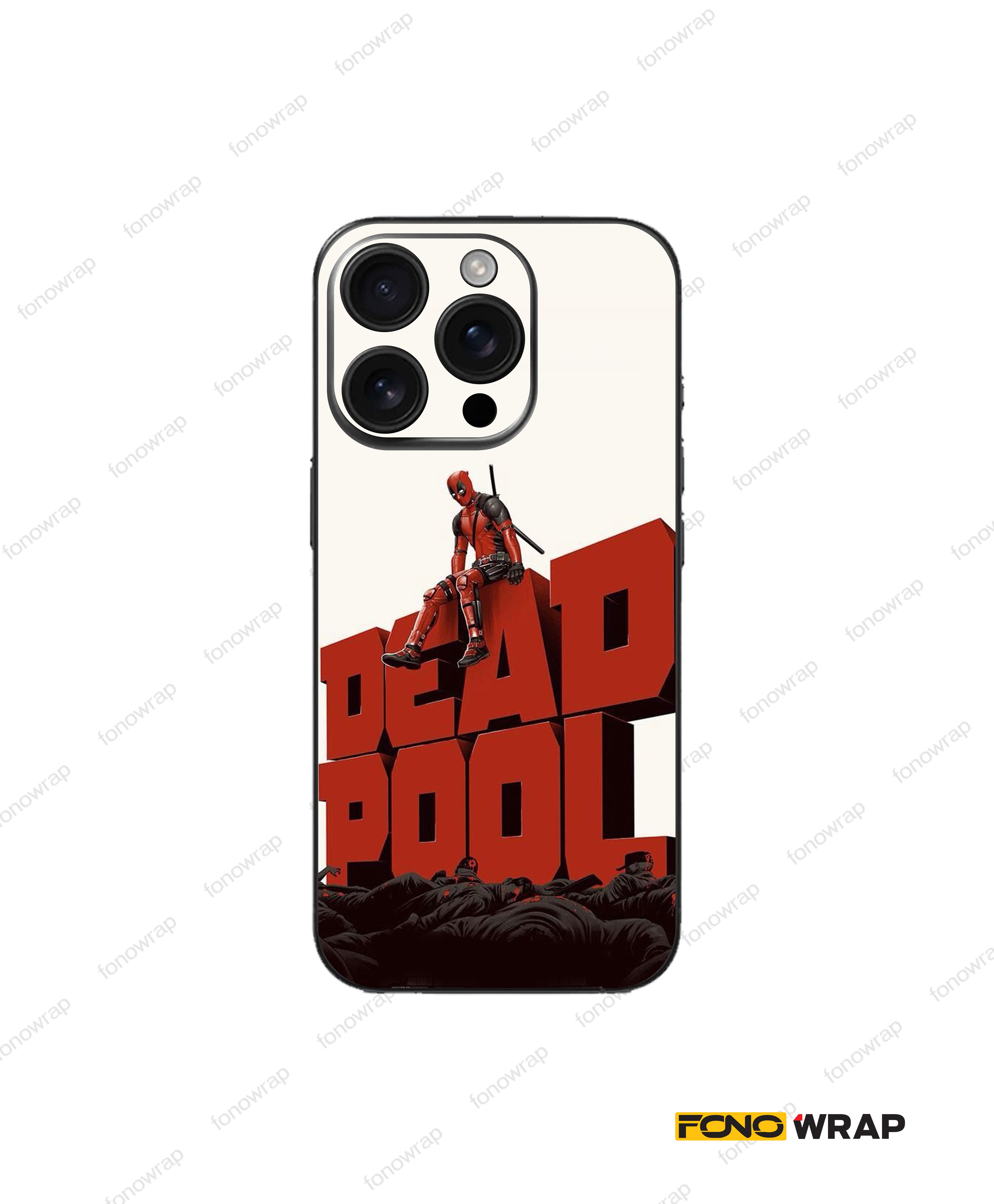 Redpool 3D Embossed Mobile Skin
