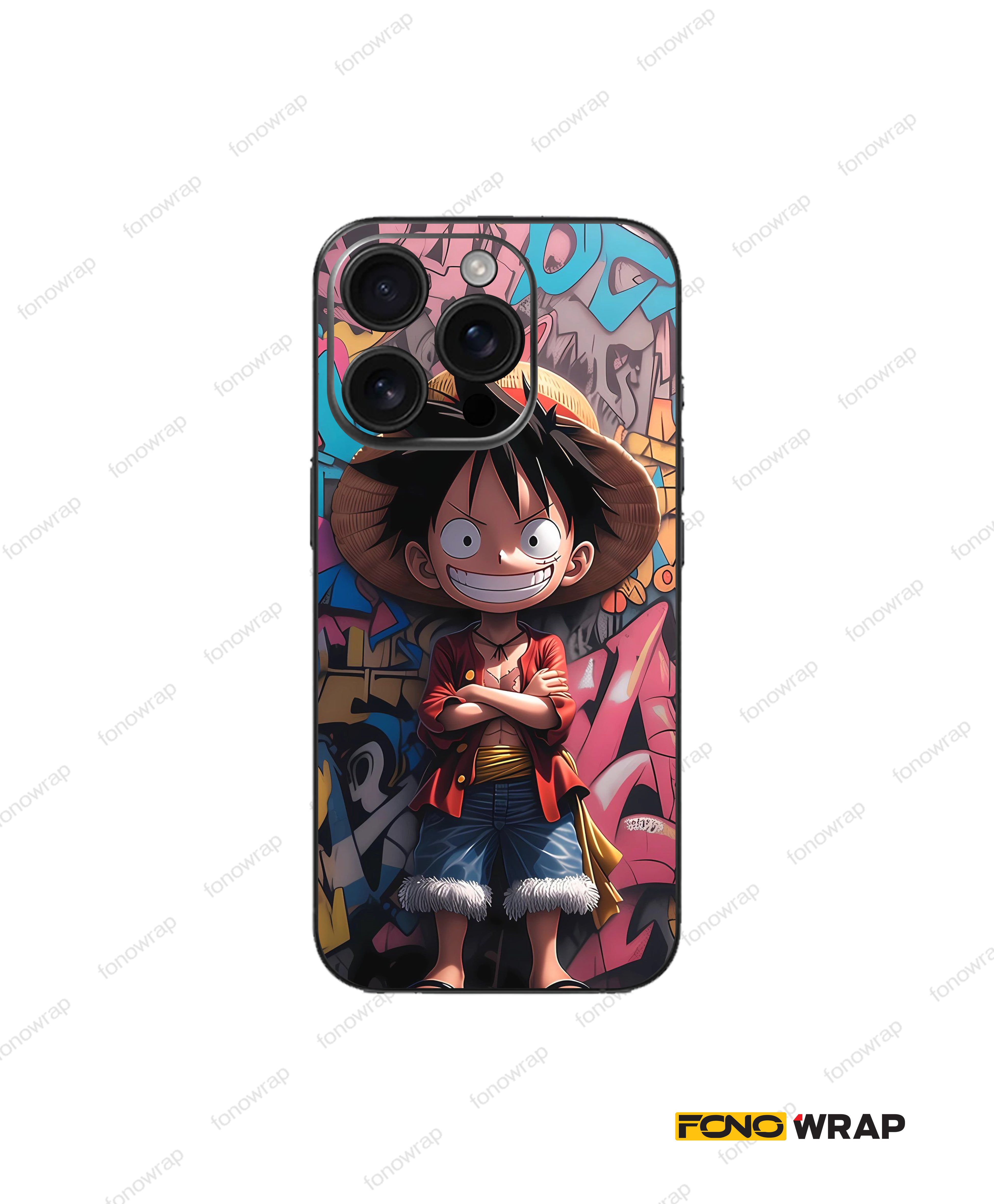 Gomu The Pirate 3D Embossed Mobile Skin