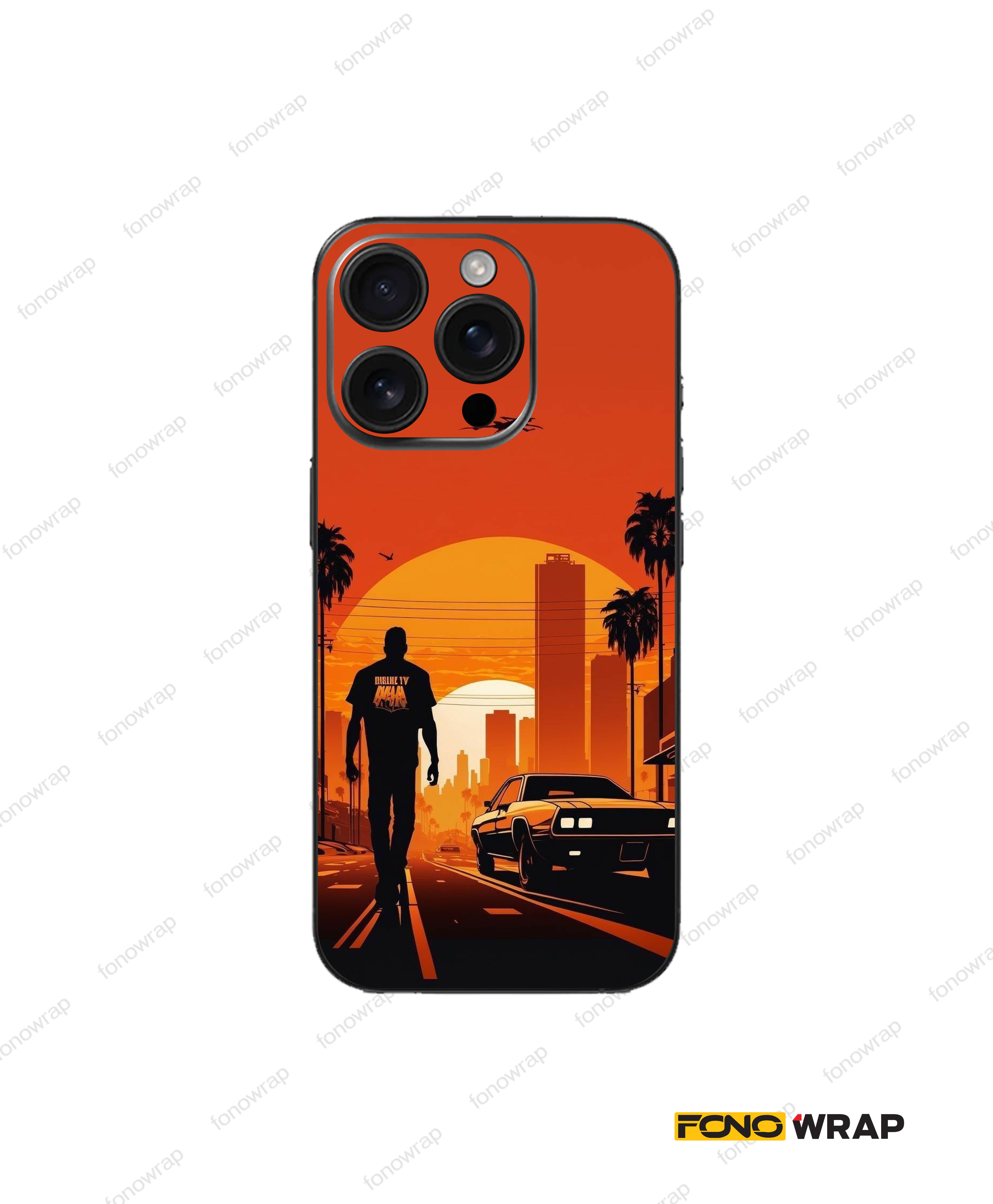 Urban Fade 3D Embossed Mobile Skin