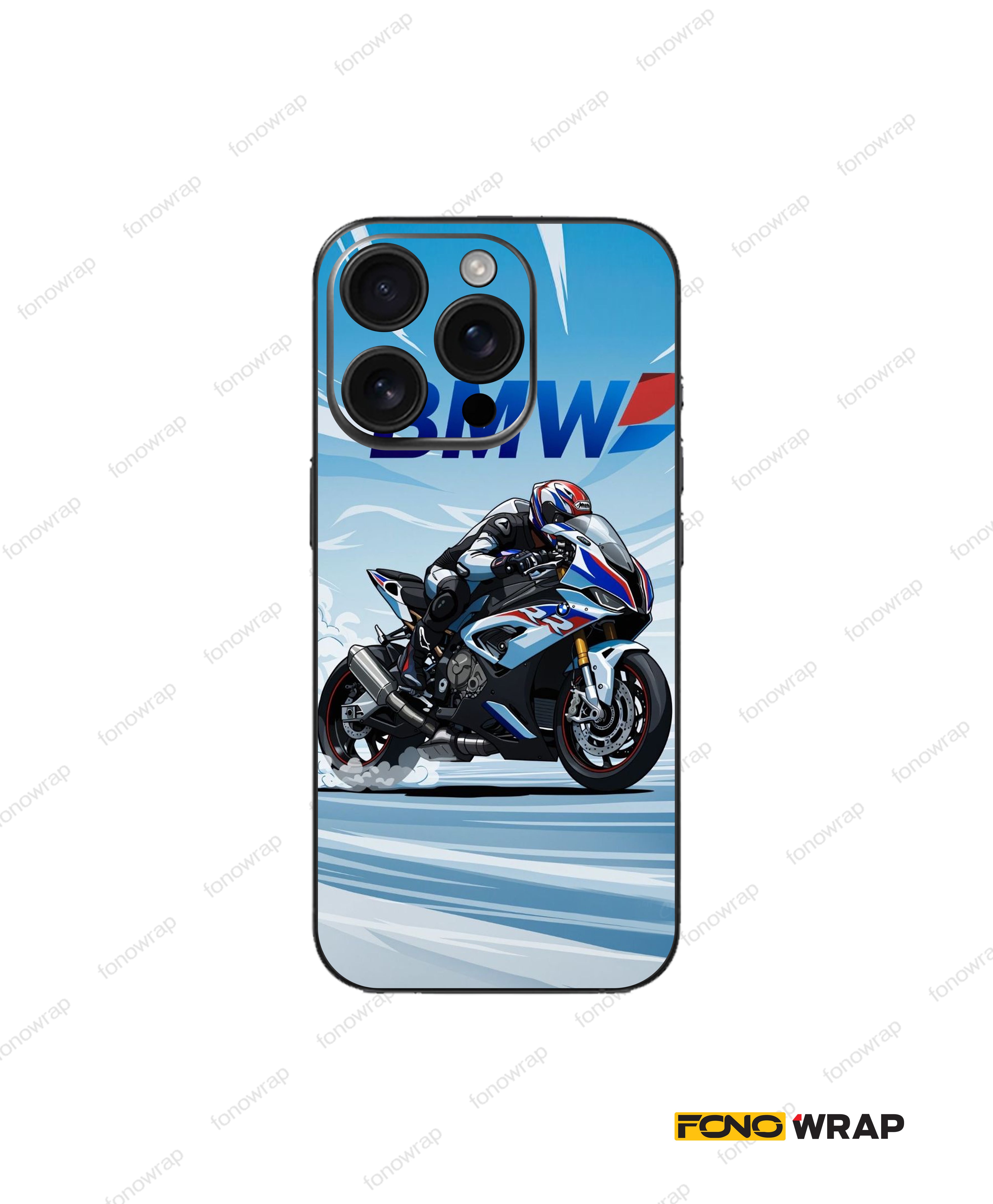 BMW 1000 RR 3D Embossed Mobile Skin