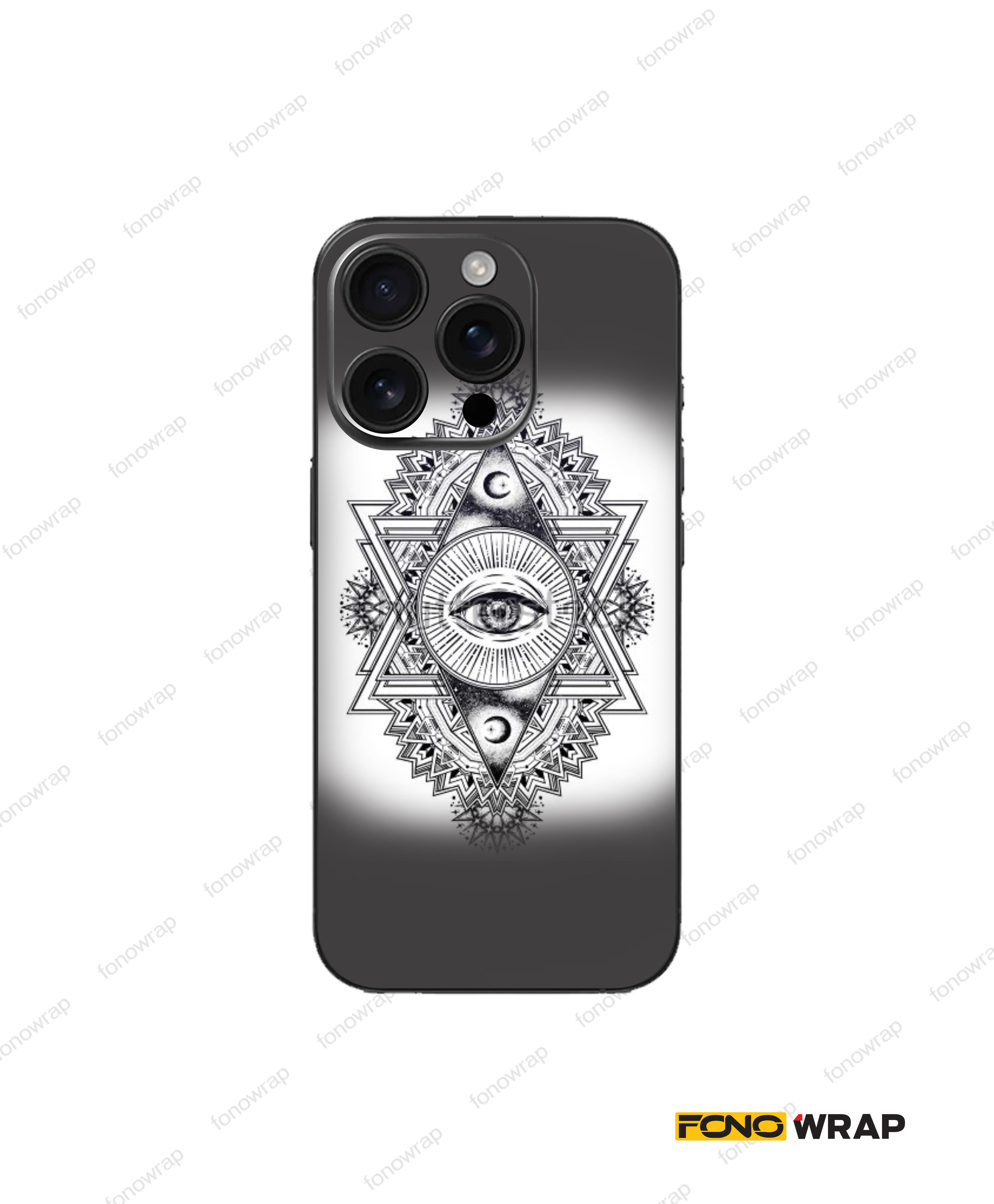 illuminati 3D Embossed Mobile Skin