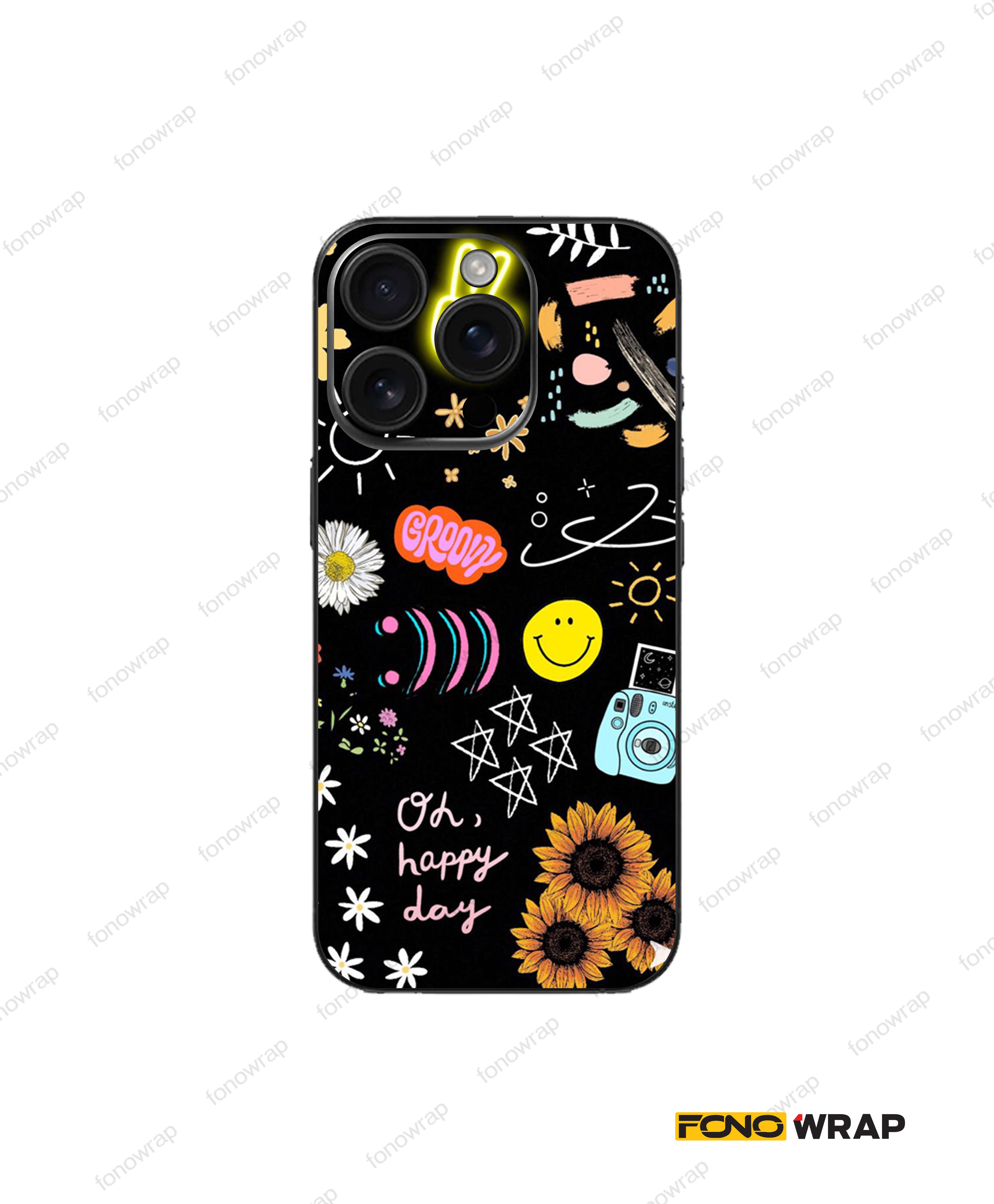 Aesthetic Design 3D Embossed Mobile Skin