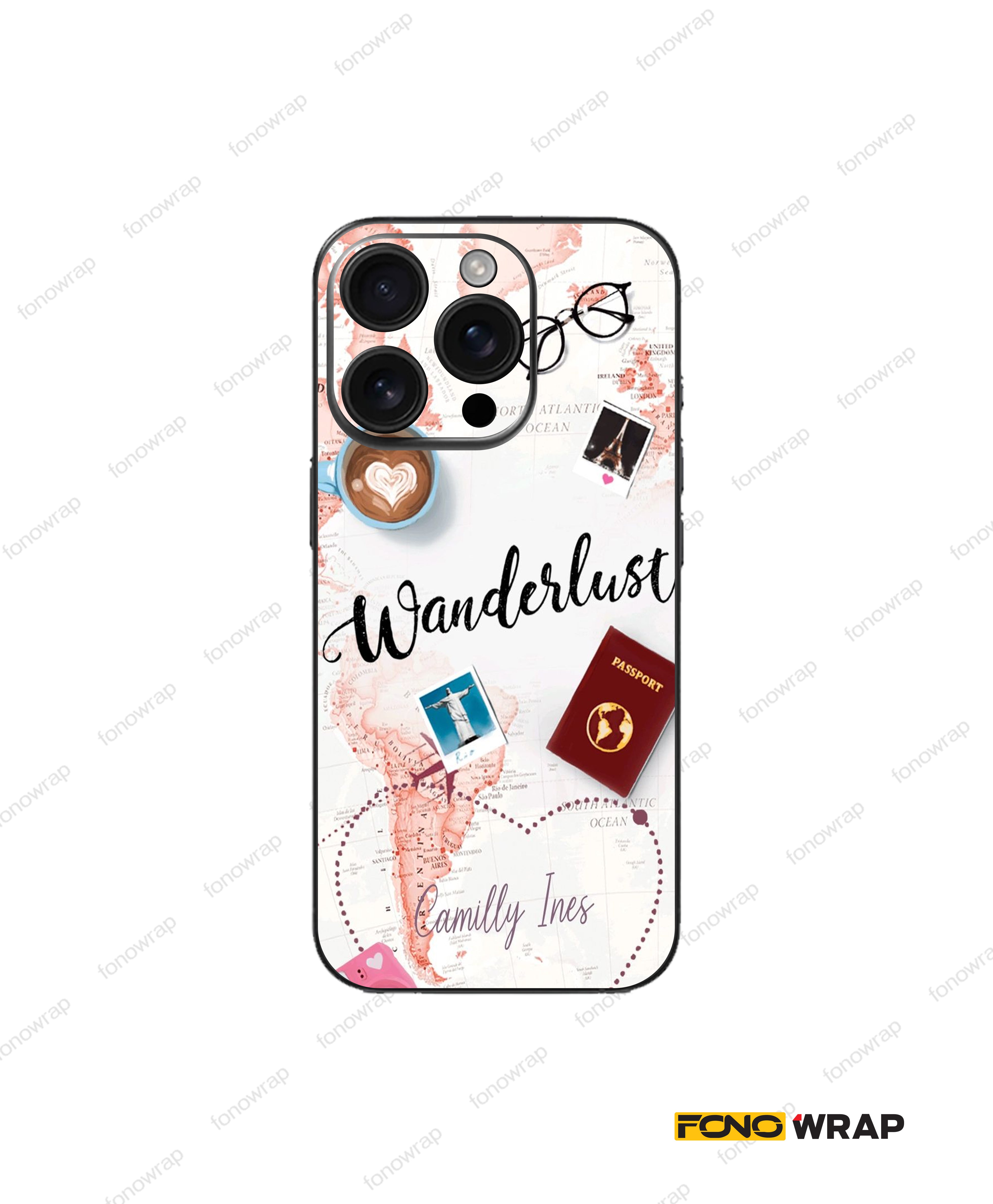 WanderLust 3D Embossed Mobile Skin