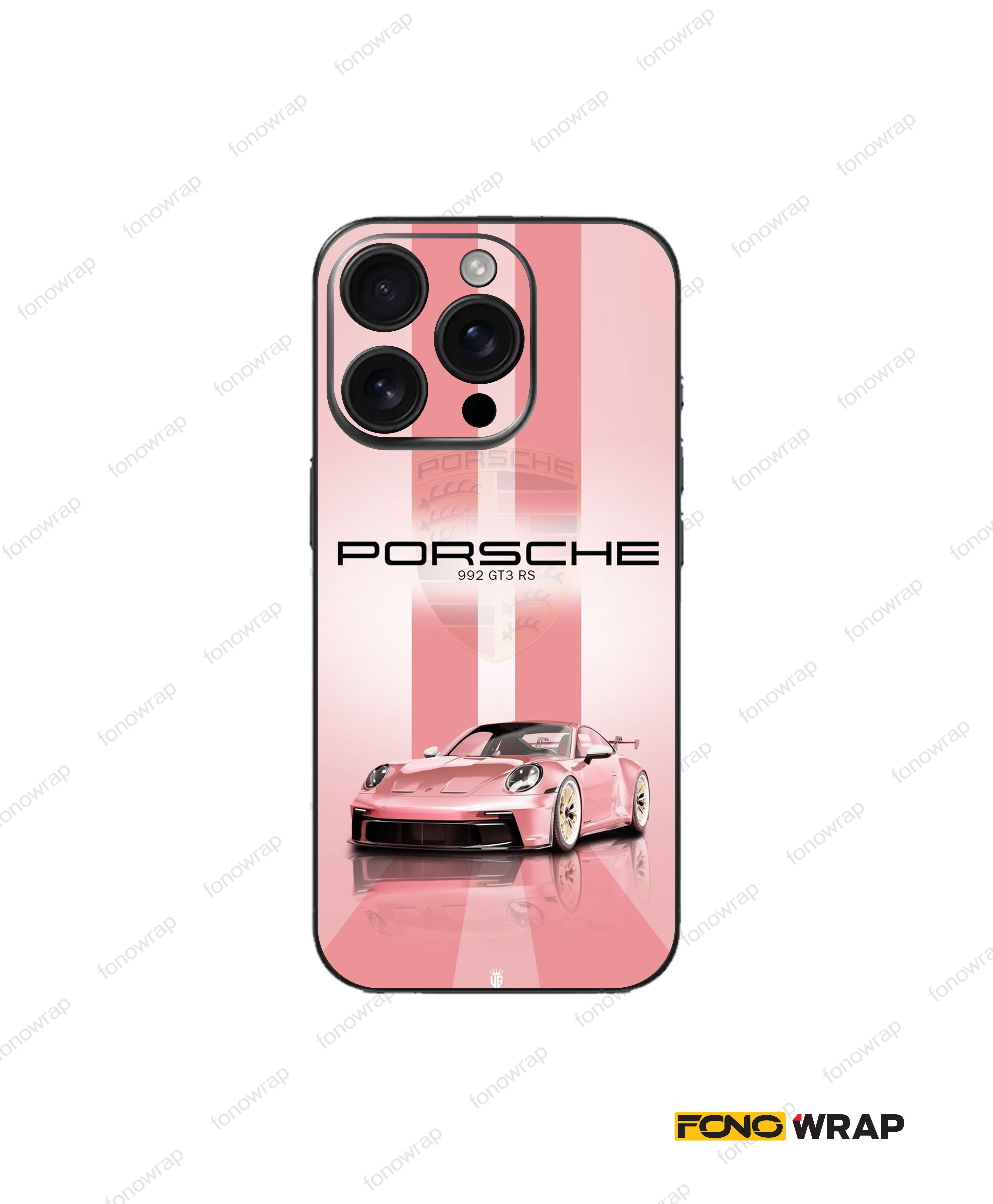 Screamer Pink 3D Embossed Mobile Skin