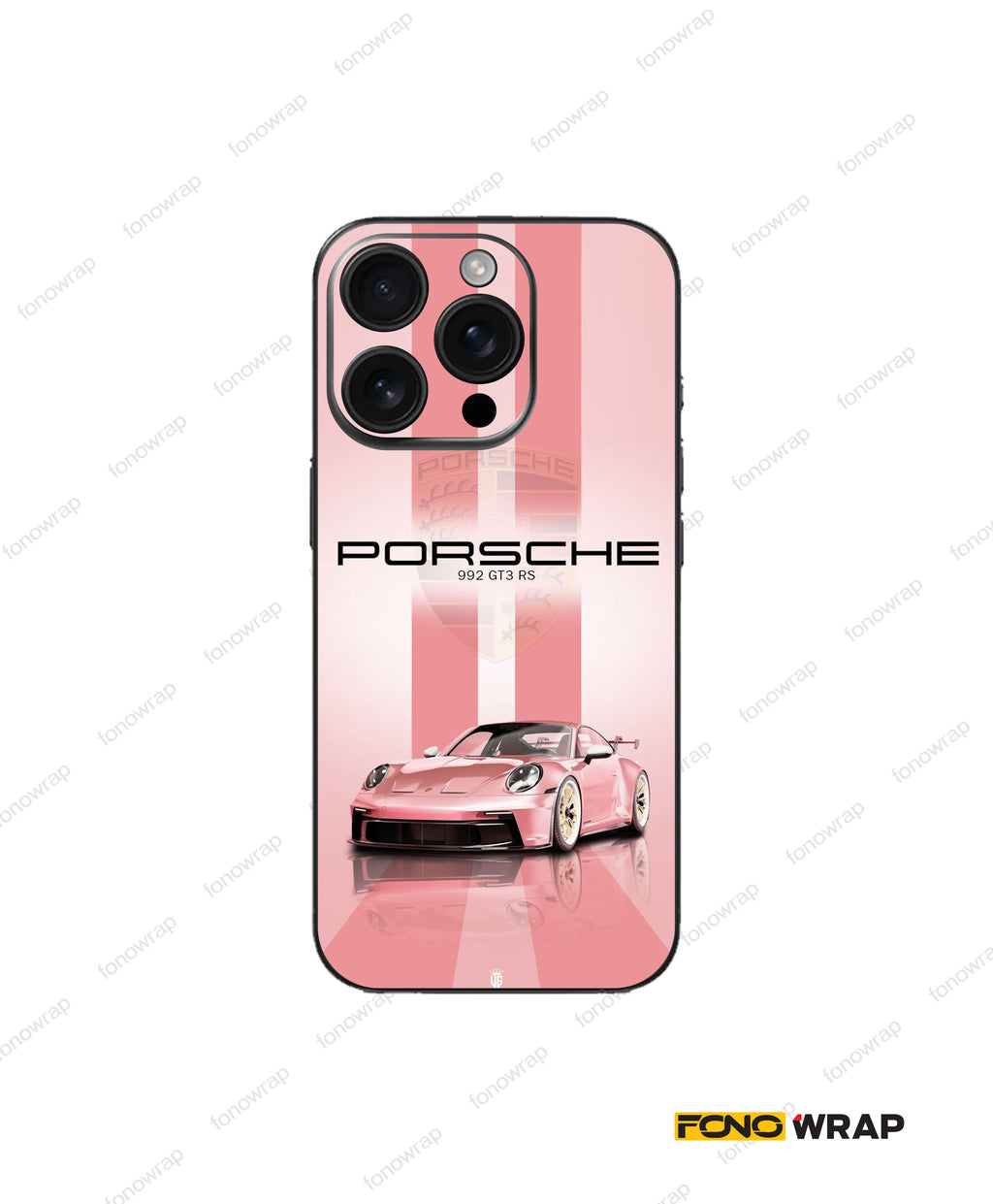 Screamer Pink Embossed Mobile Skin