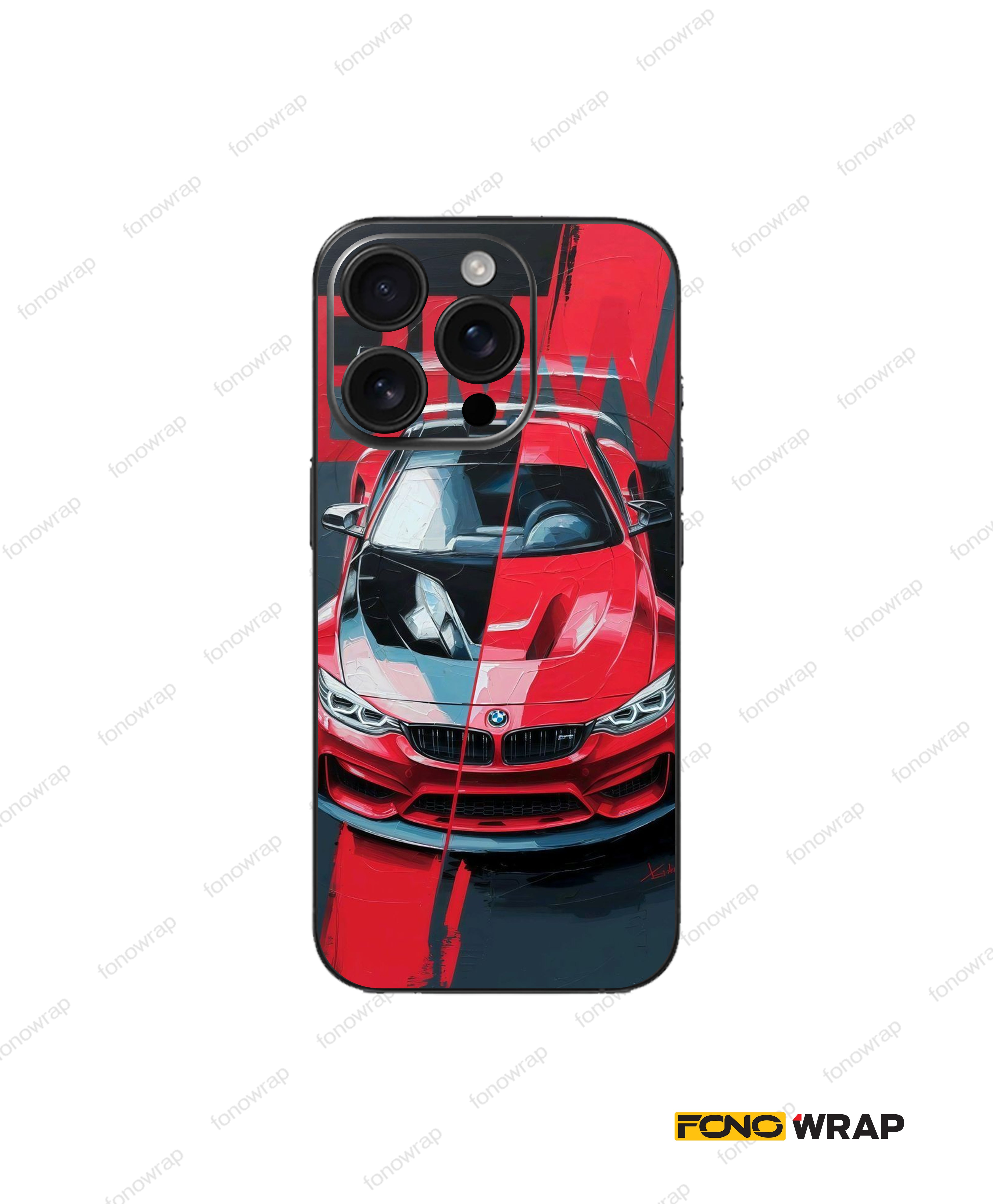 Red Venom 3D Embossed Mobile Skin