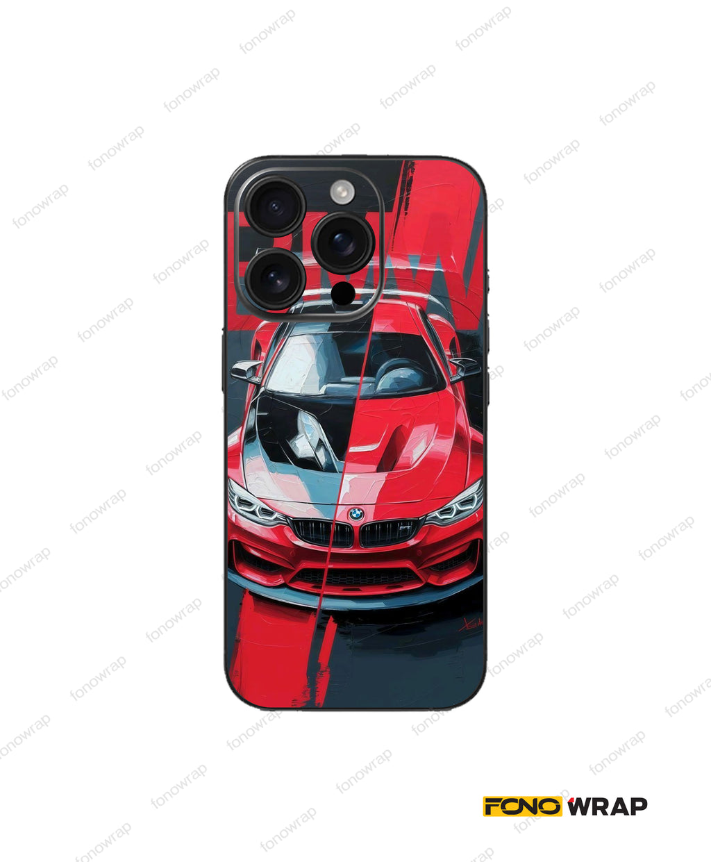 Red Venom 3D Embossed Mobile Skin