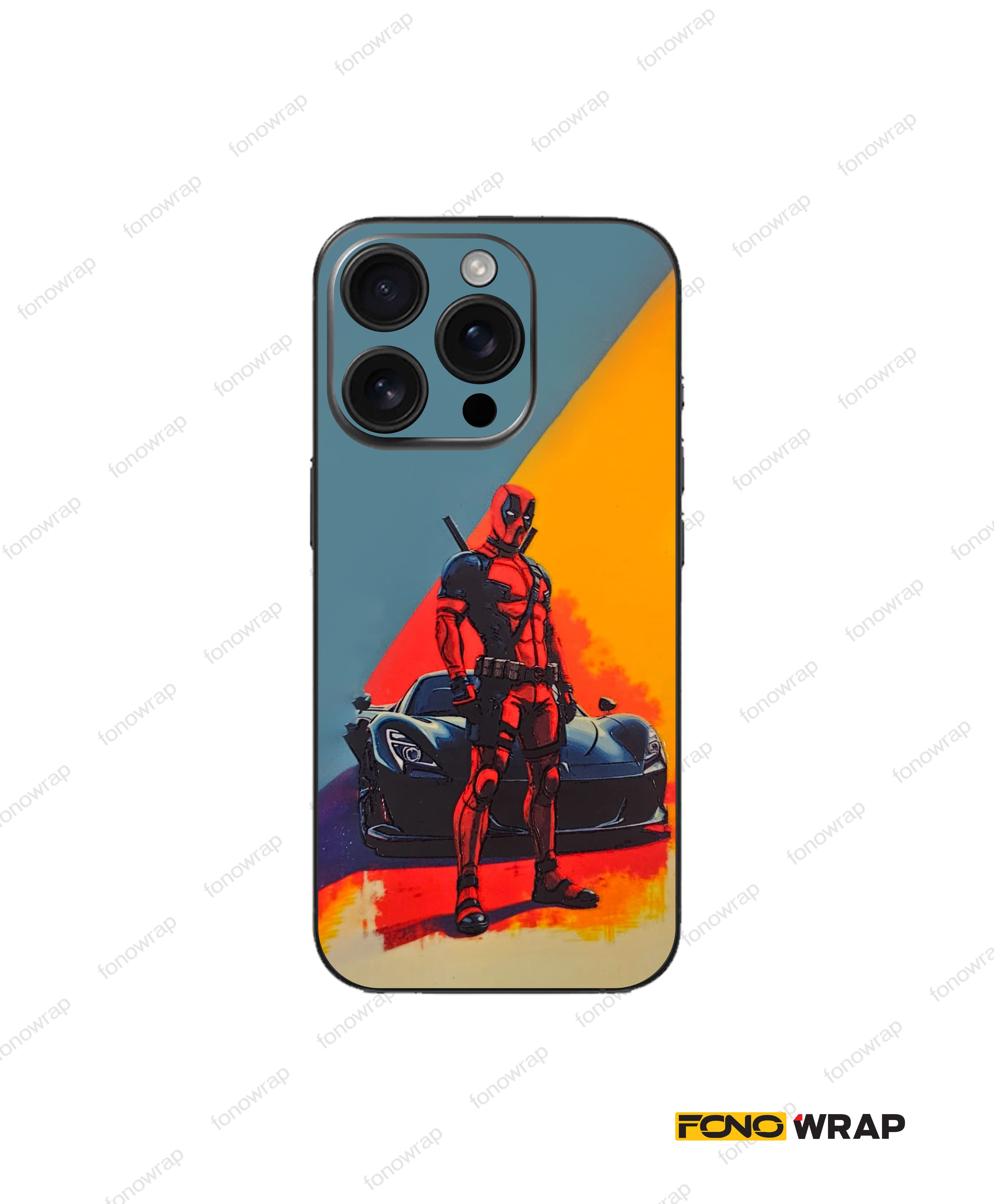Dead Pool V2 3D Embossed Mobile Skin