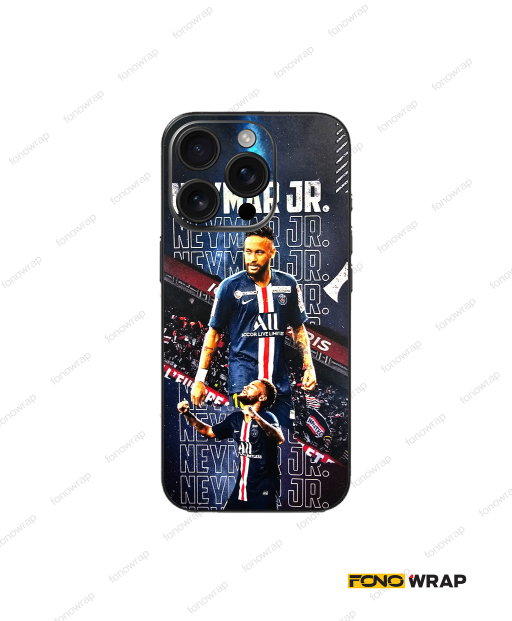Neymar Jr. Embossed Mobile Skin