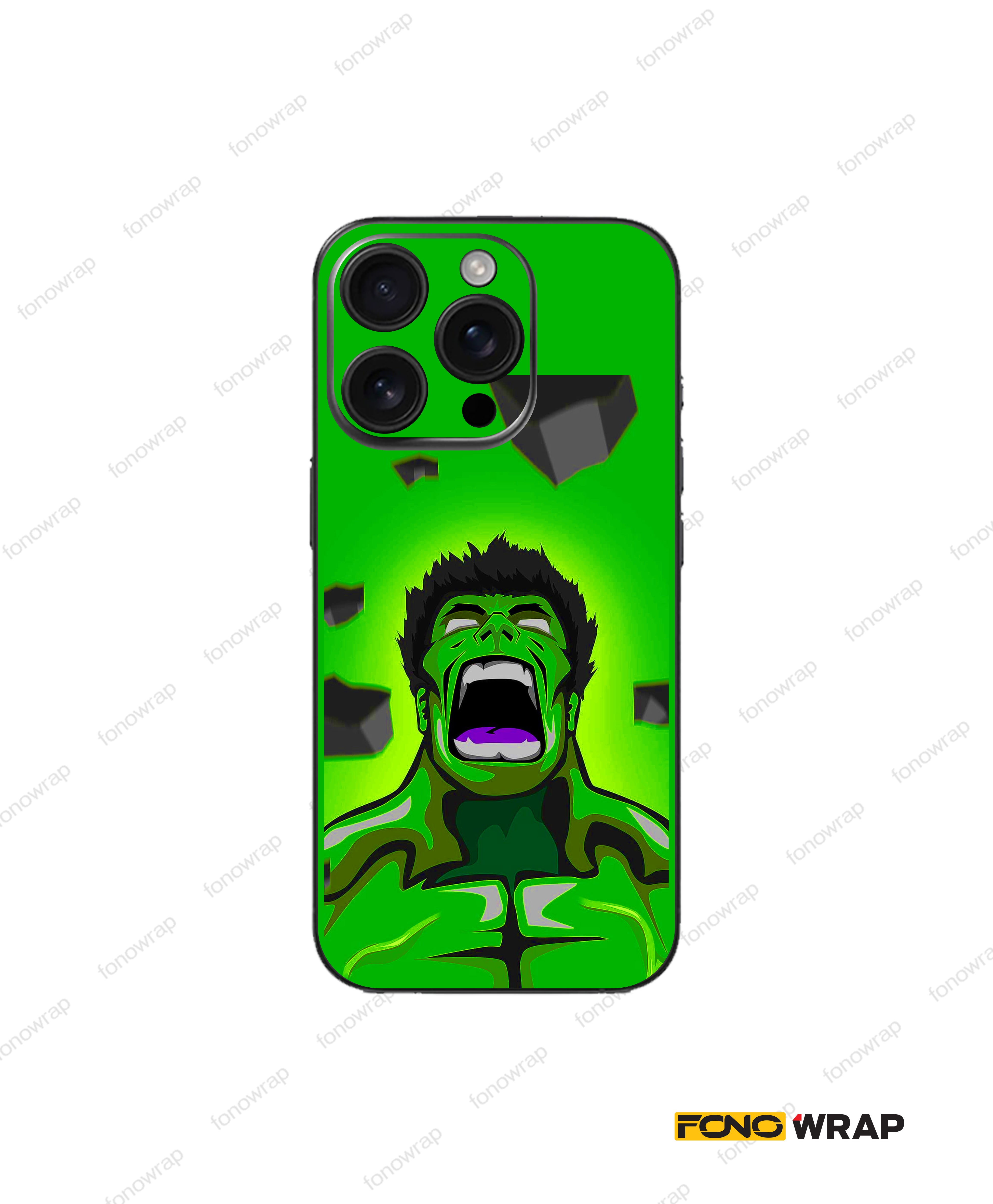 Hulk Shriek 3D Embossed Mobile Skin