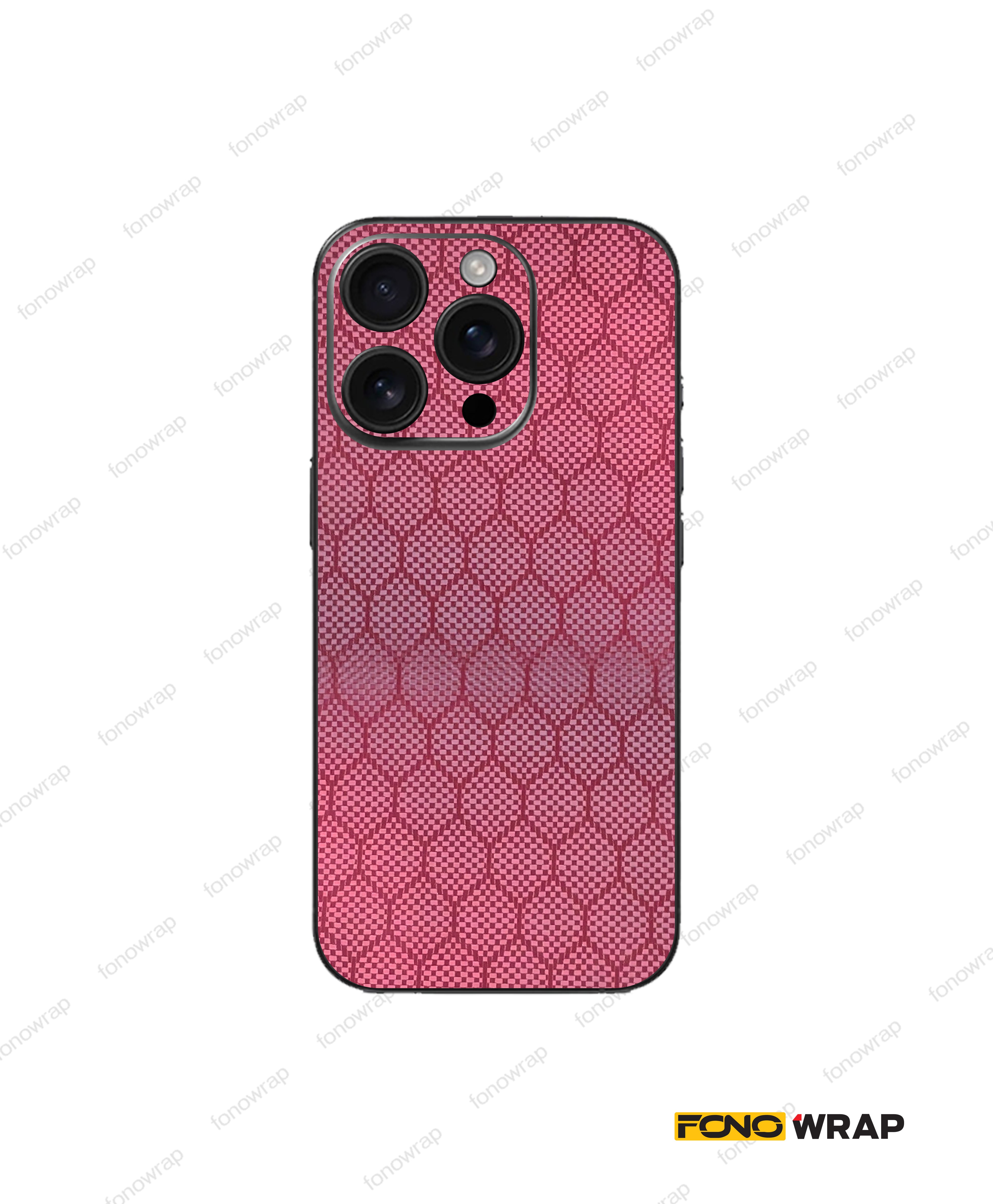 Hexagonal Marron Textured Mobile Skin