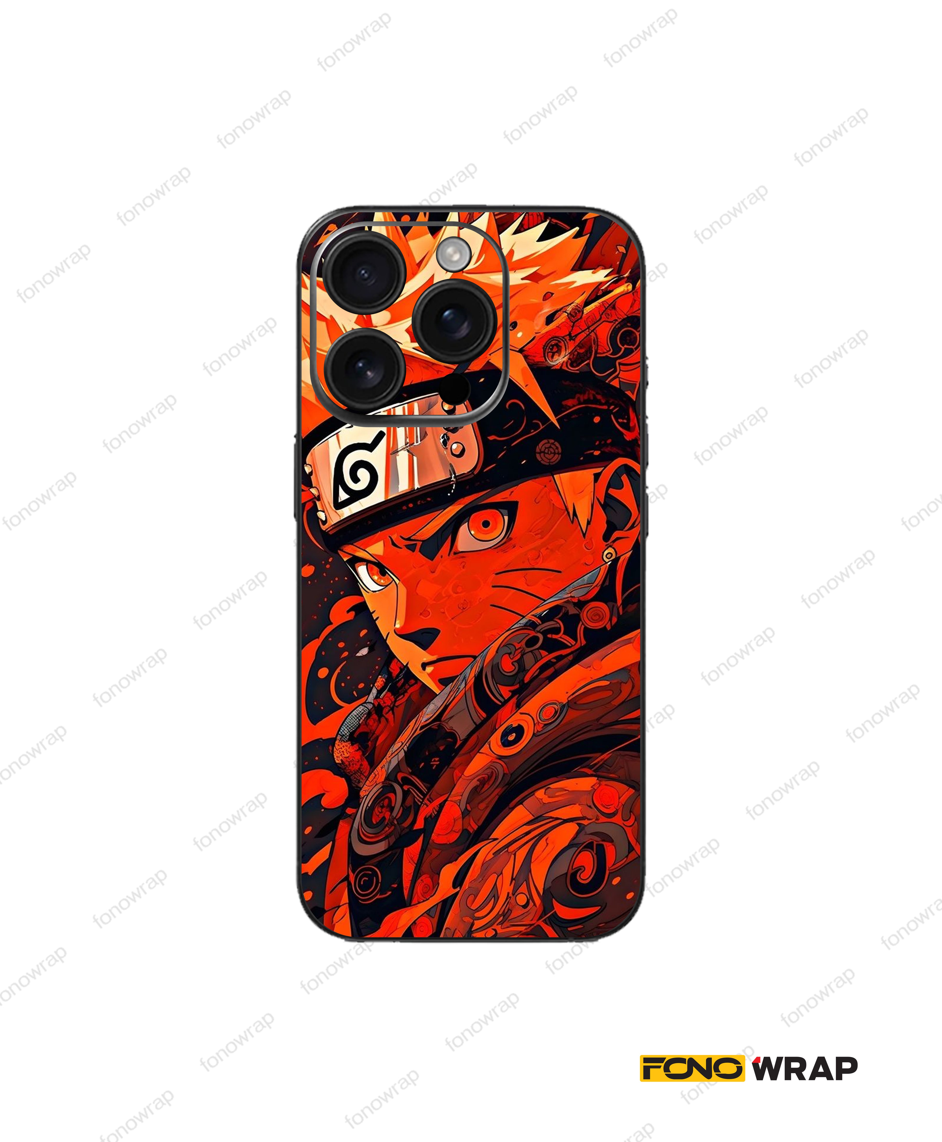 Naruto Anime 3D Embossed Mobile Skin