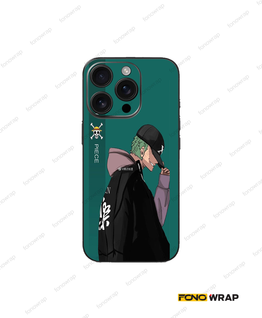 Zoro Embossed Mobile Skin