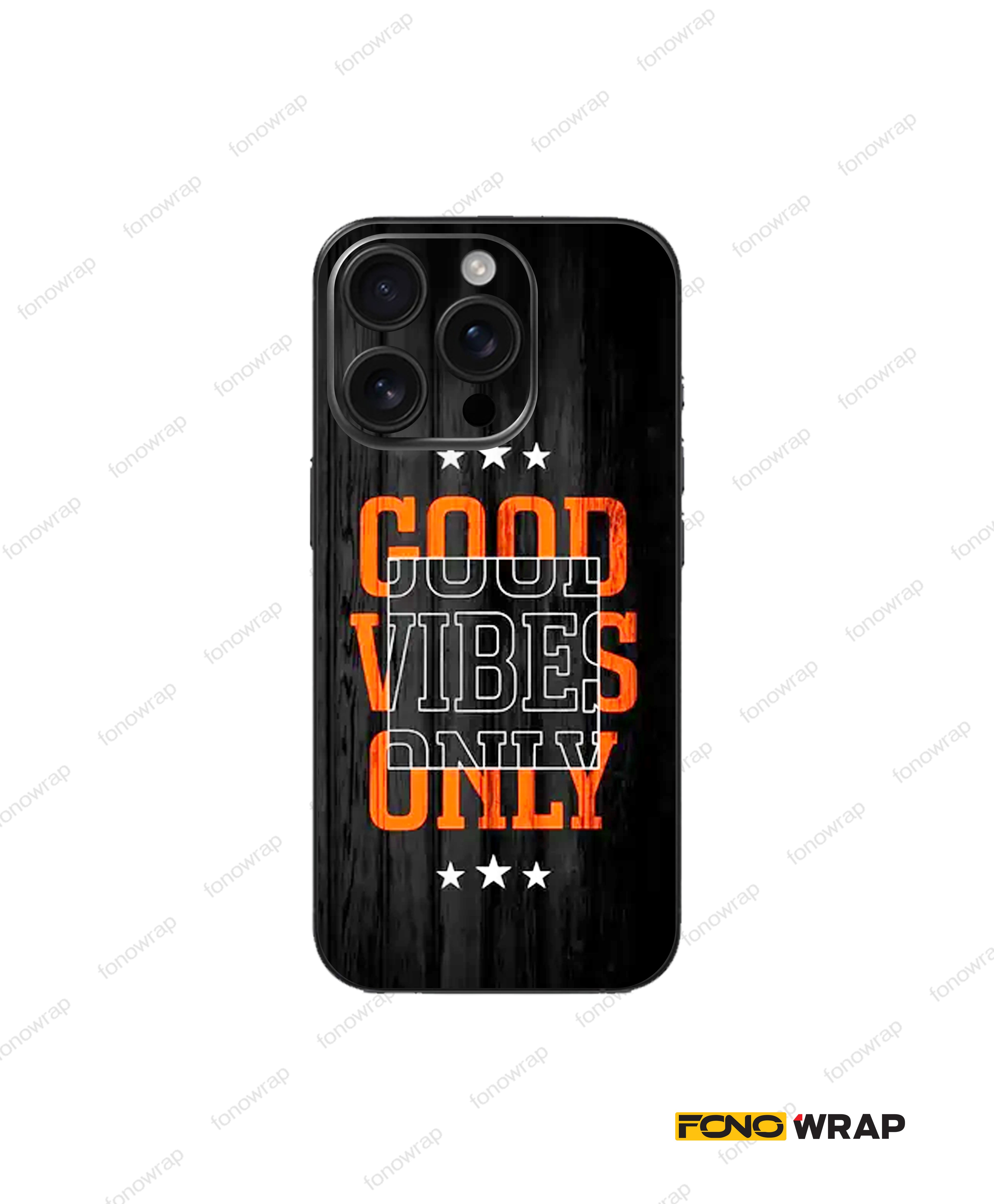 Good Vibes 3D Embossed Mobile Skin