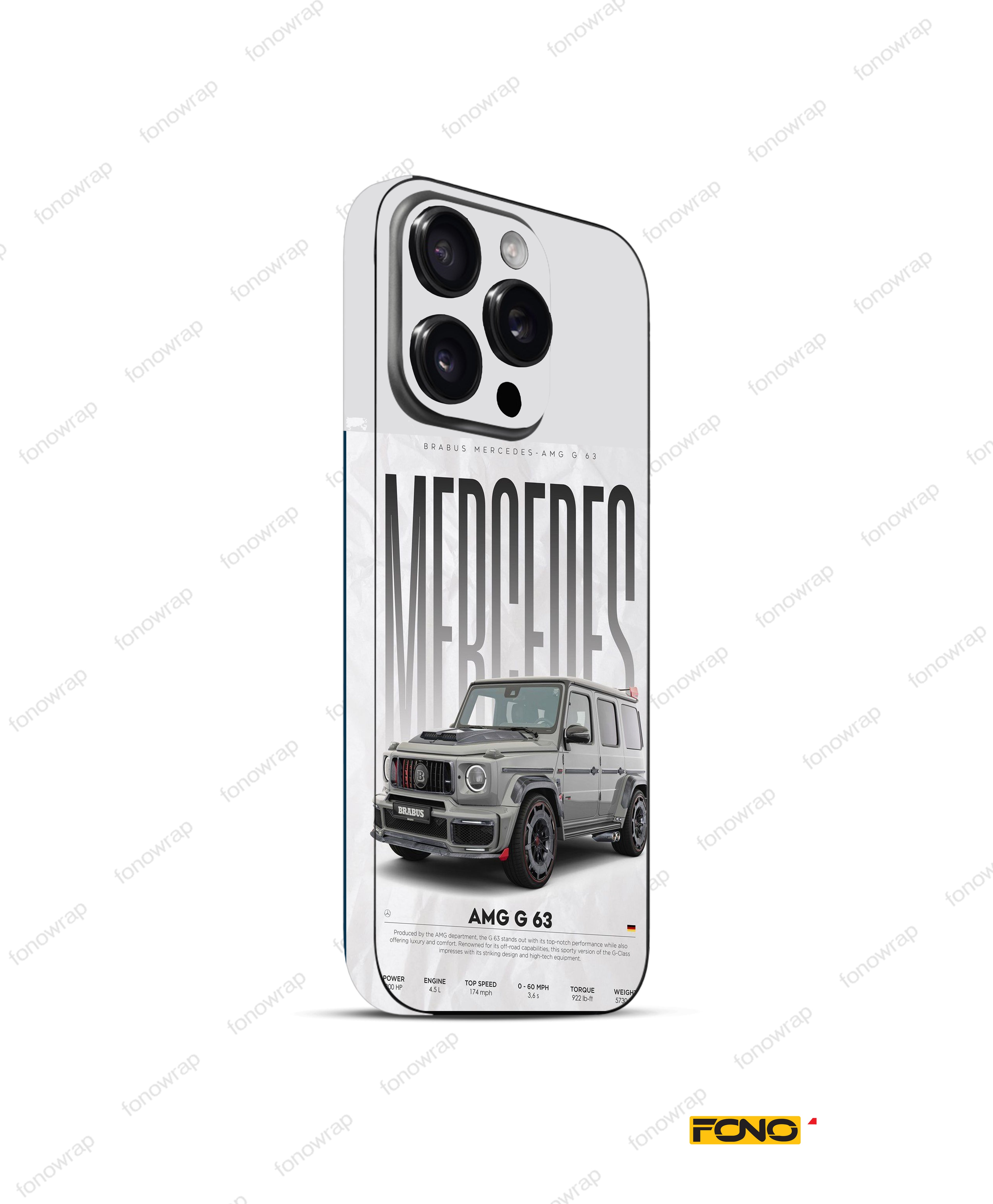 G-Wagen 3D Embossed Mobile Skin