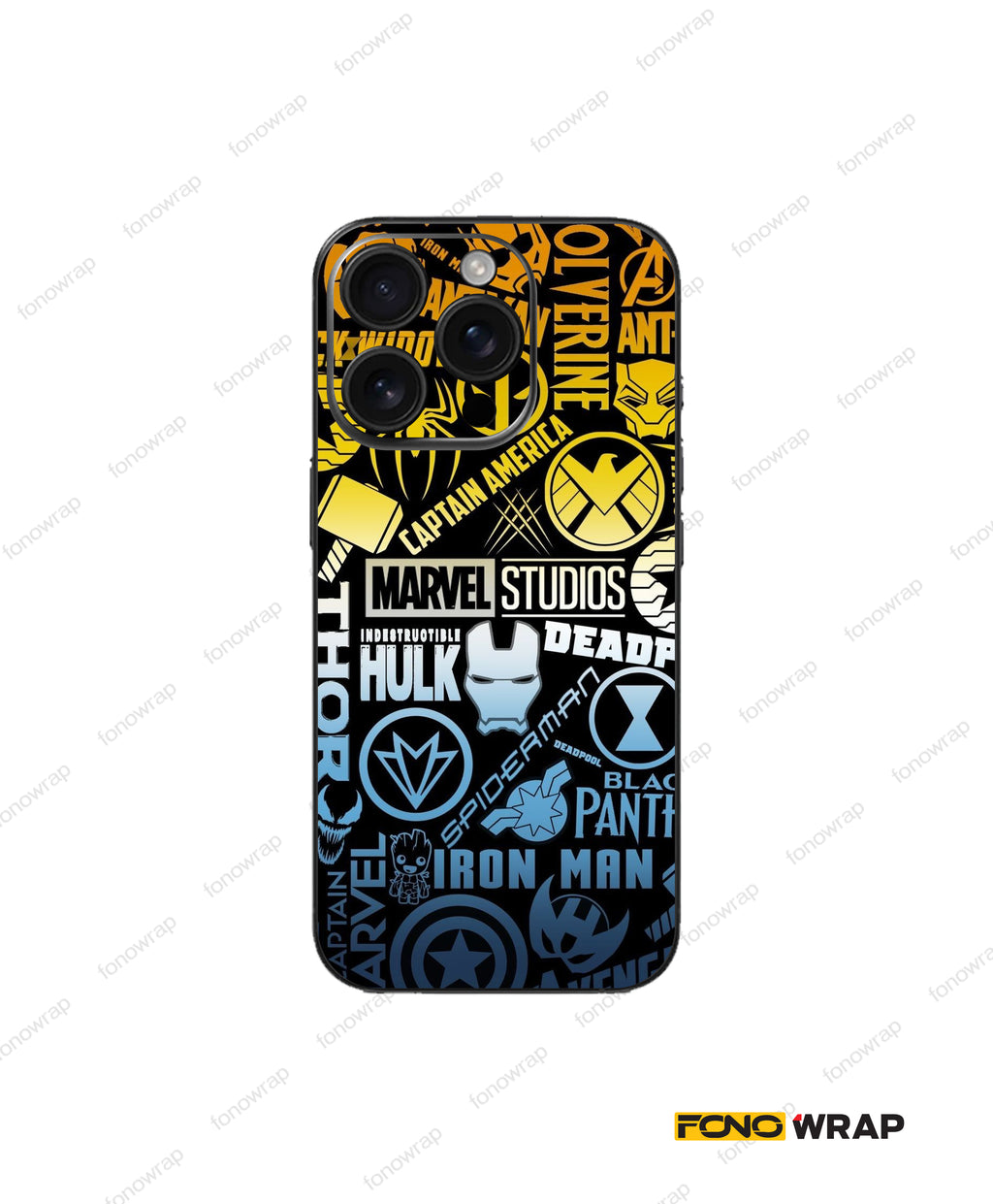 Marvel Embossed Mobile Skin