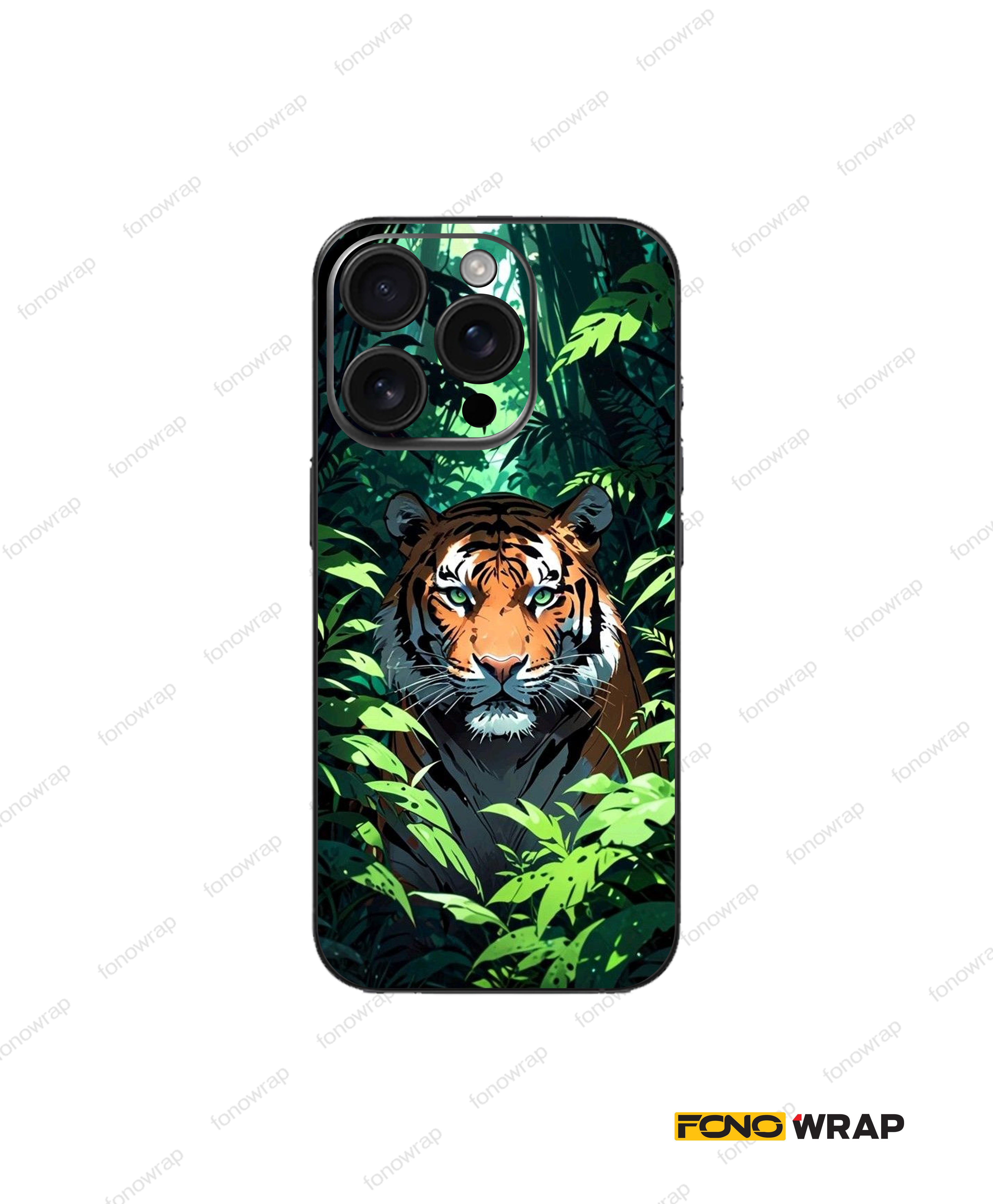 Tiger 3D Embossed Mobile Skin