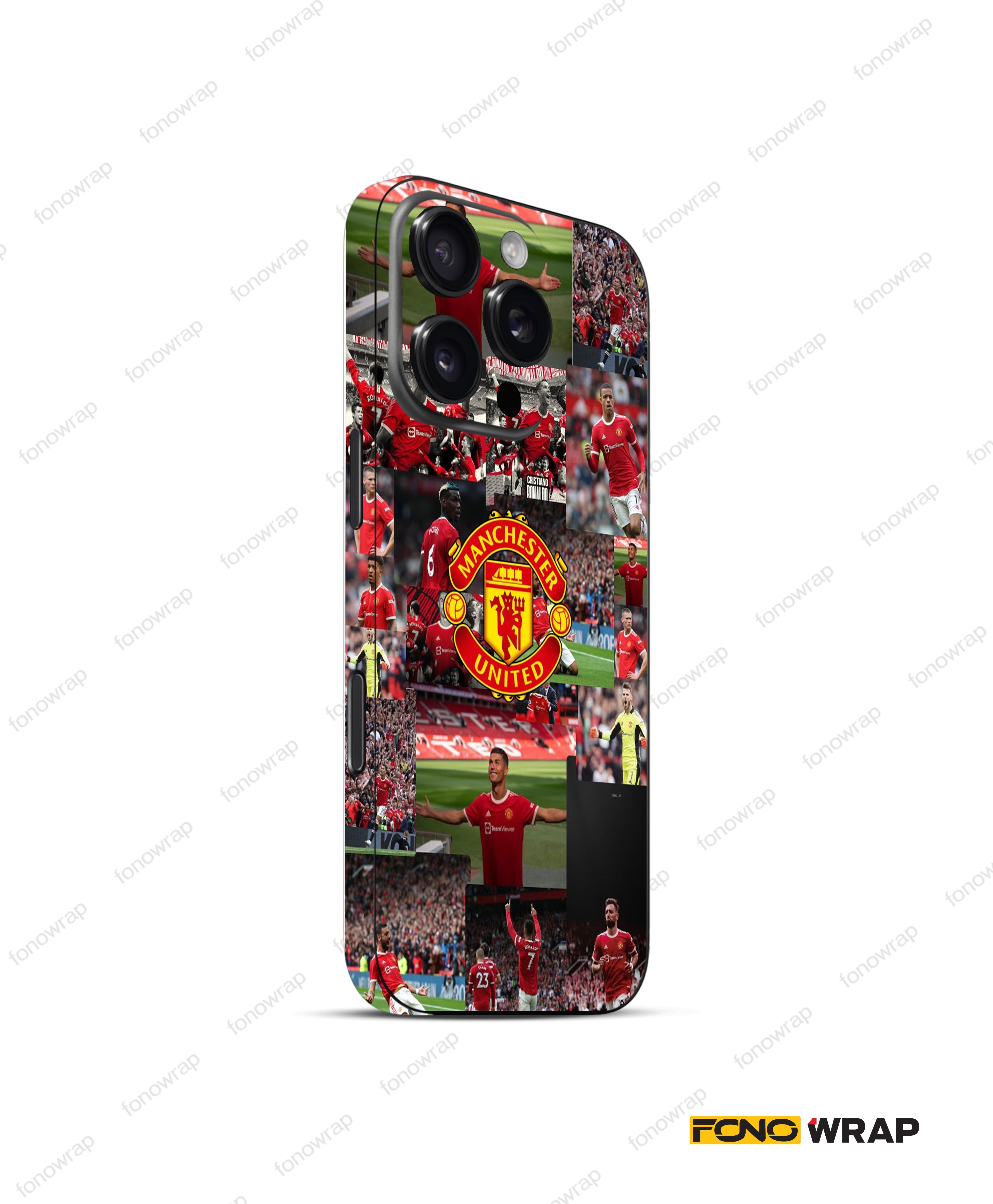 Manchester United 3D Embossed Mobile Skin