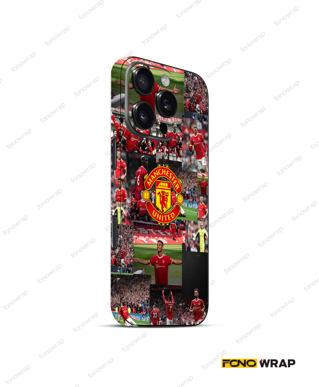 Manchester United Embossed Mobile Skin