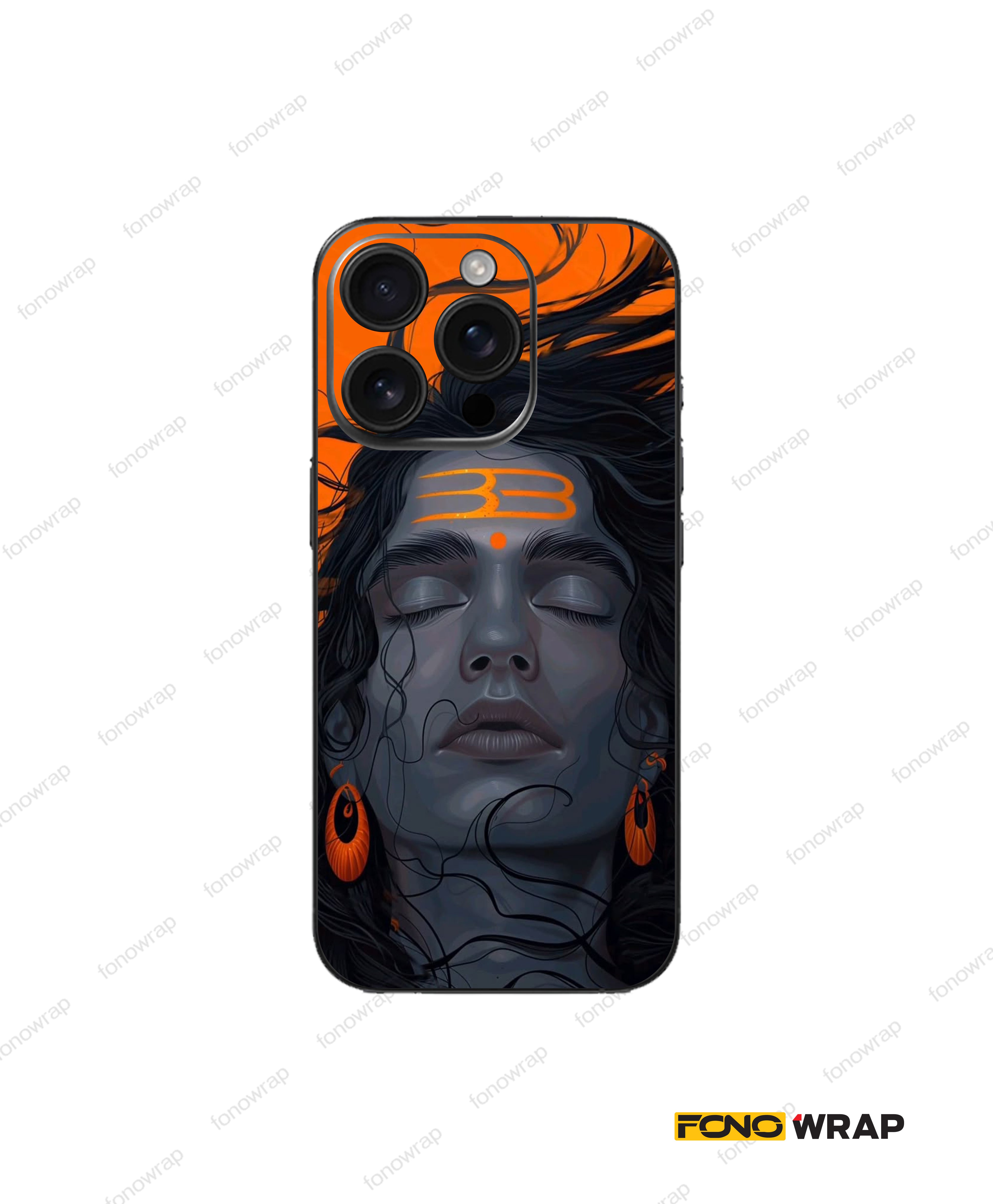 Shiva 3D Embossed Mobile Skin