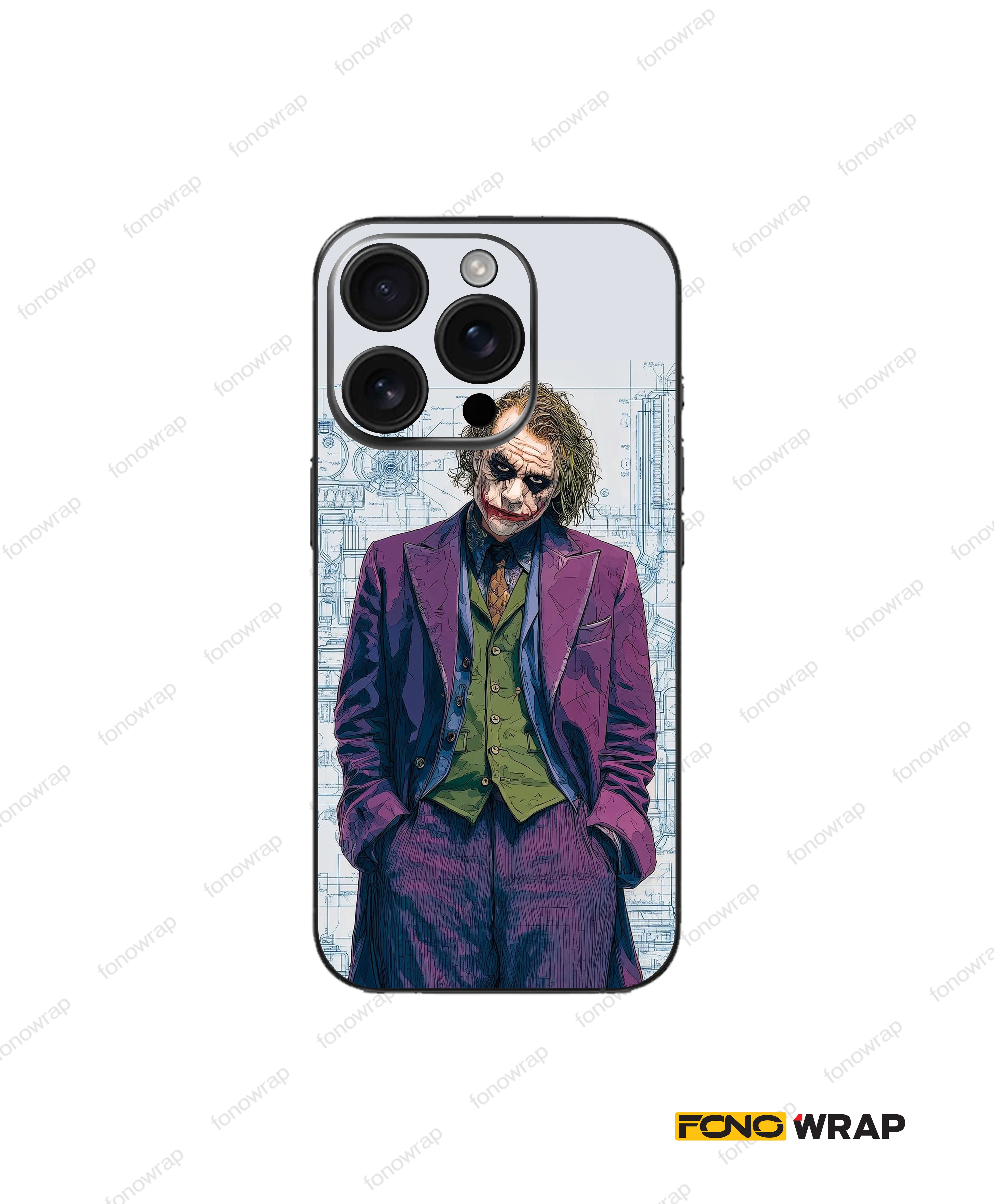 Why So Serious 3D Embossed Mobile Skin
