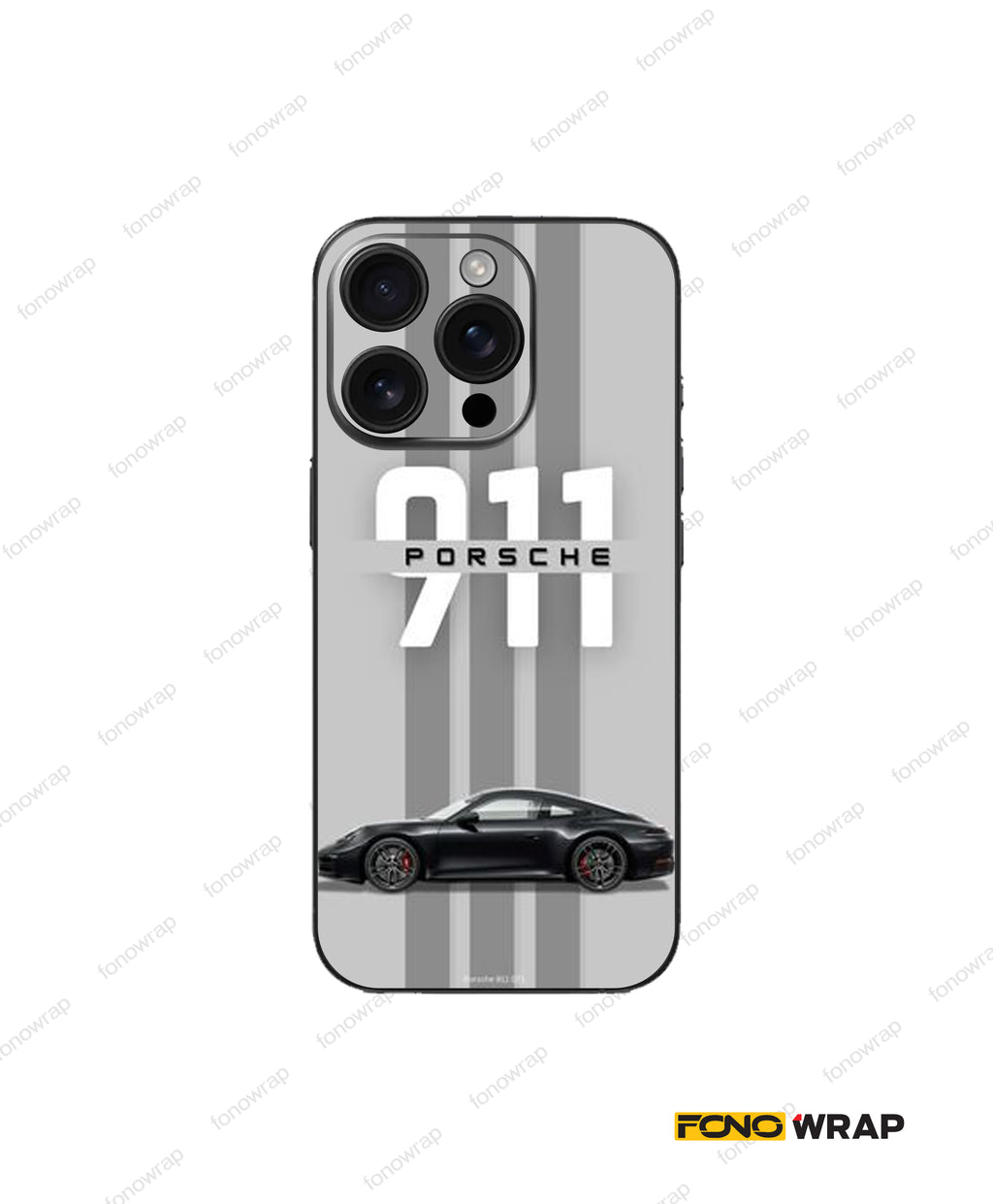 Porsche Sport 3D Embossed Mobile Skin