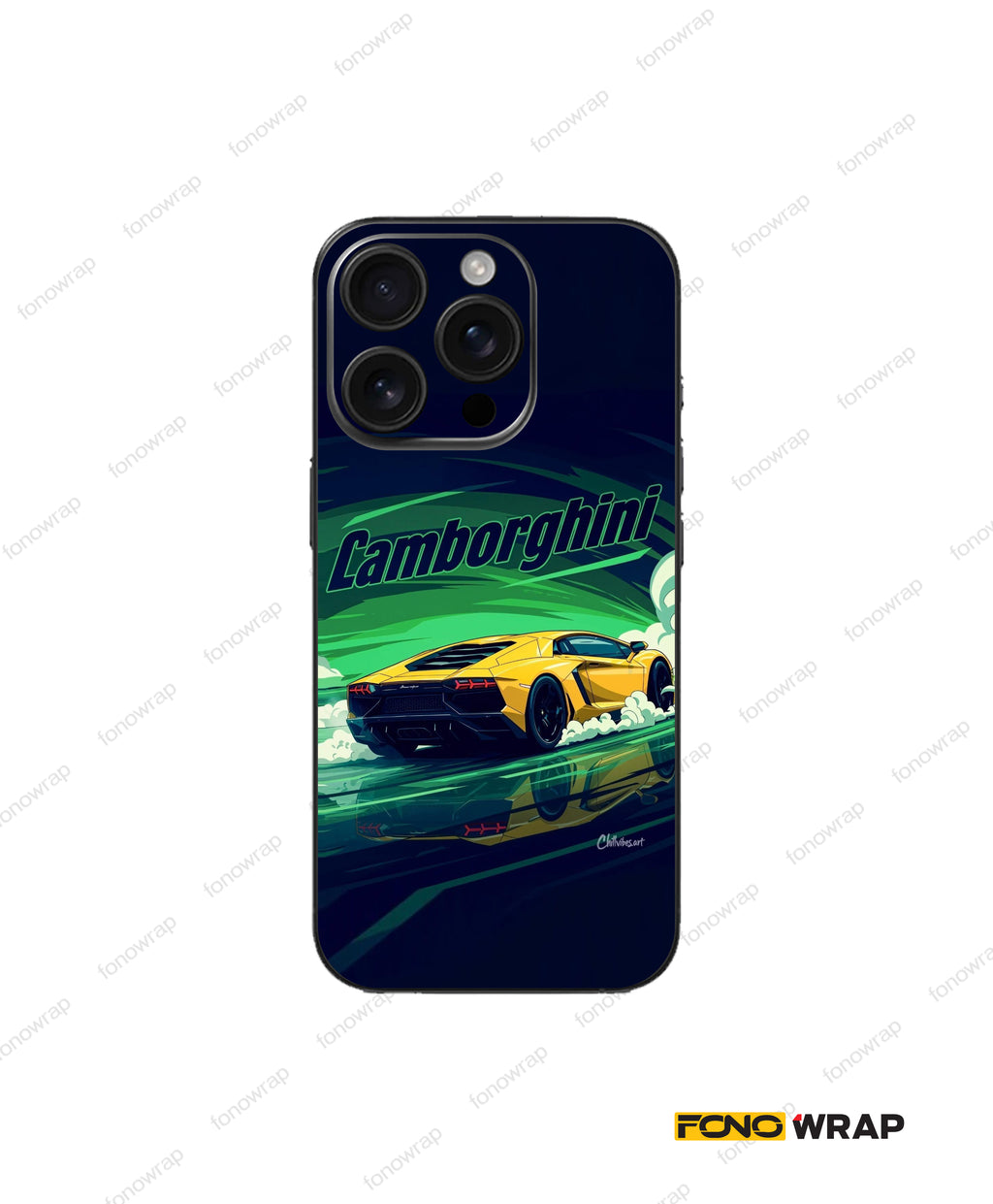 Lambo Sport 3D Embossed Mobile Skin