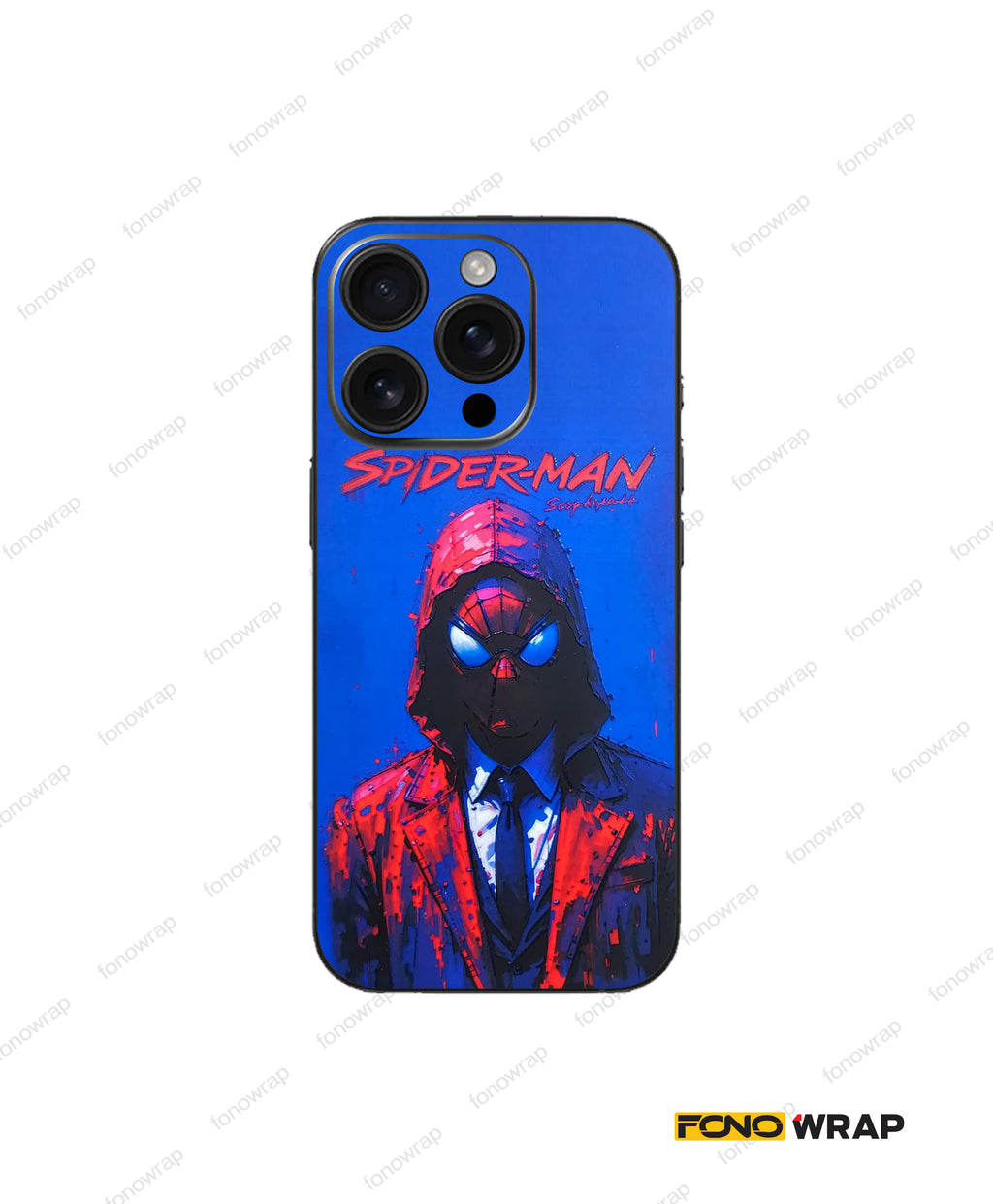 Spiderman 3D Embossed Mobile Skin